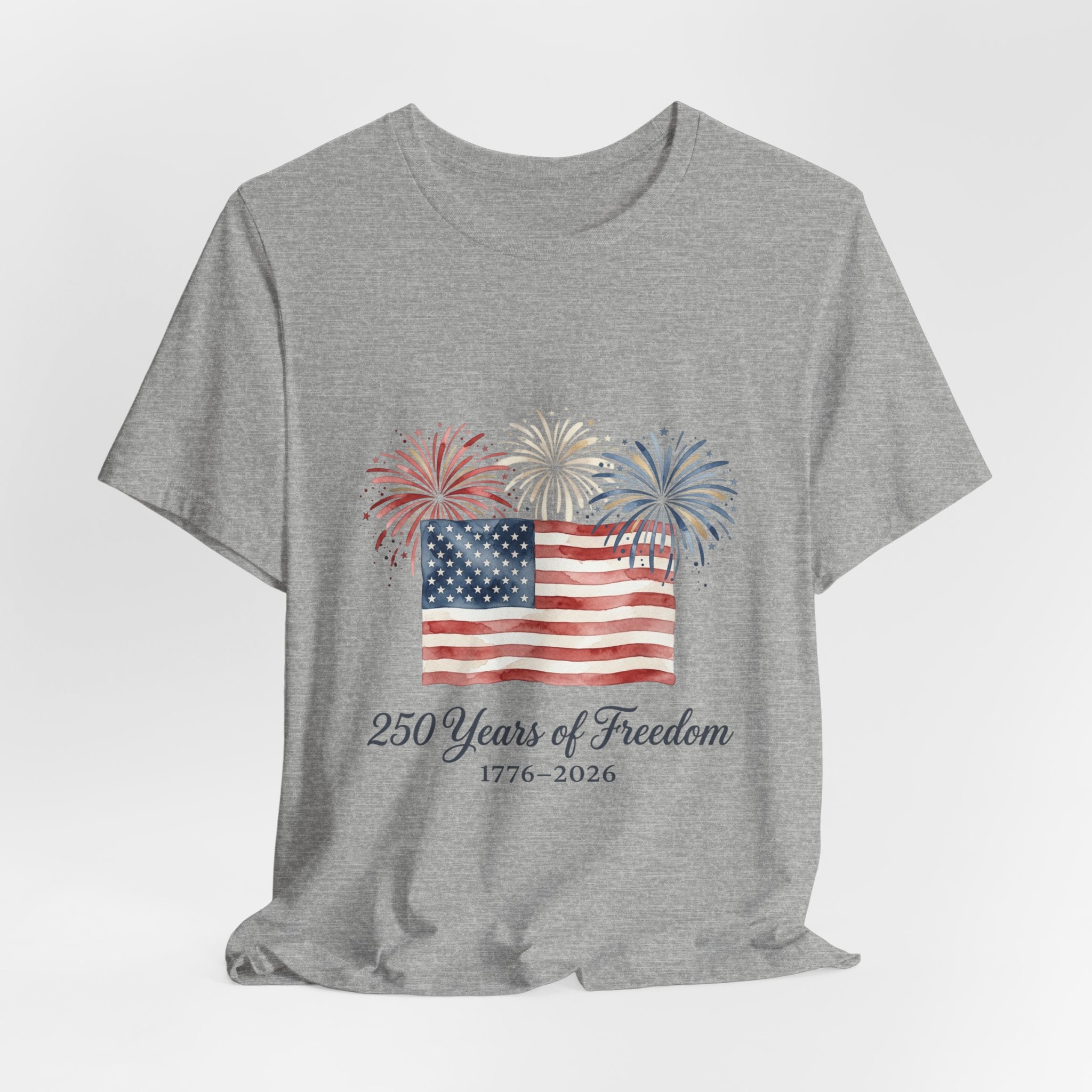 250 Years of Freedom T-Shirt | Faith-Based Patriotic July 4th, Vintage Americana