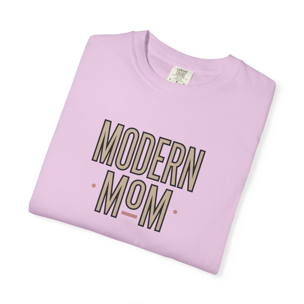 Modern Mom T-Shirt — Retro Block Letter Graphic Tee for Moms, Mother’s Day Gift