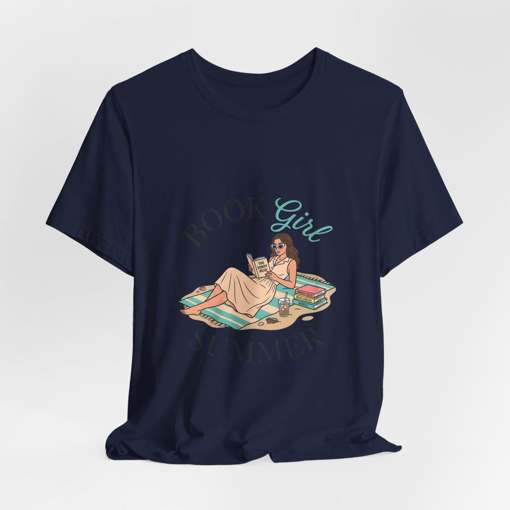 Book Girl Summer Tee | BookTok reading, beach reads, bookish summer aesthetic
