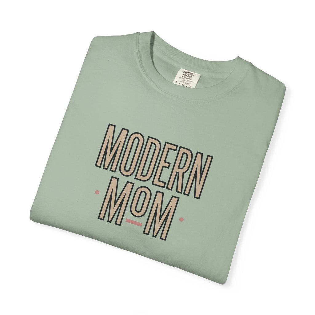 Modern Mom T-Shirt — Retro Block Letter Graphic Tee for Moms, Mother’s Day Gift
