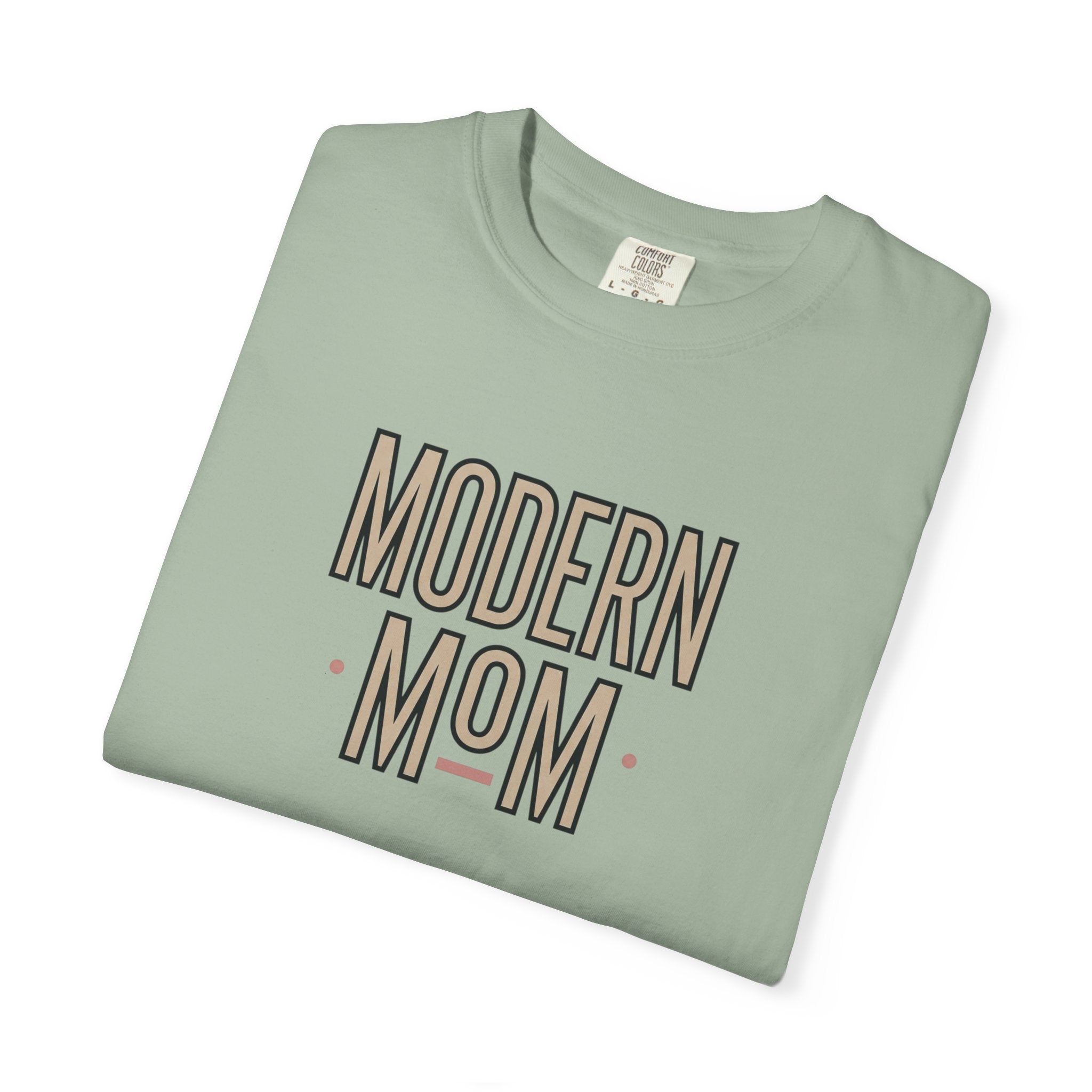 Modern Mom T-Shirt — Retro Block Letter Graphic Tee for Moms, Mother’s Day Gift