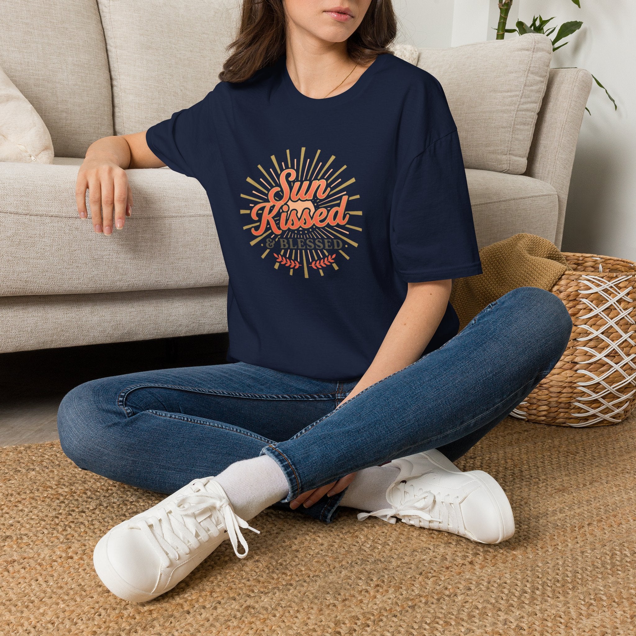 Sun-Kissed & Blessed T-Shirt — Beachy Summer Graphic Tee