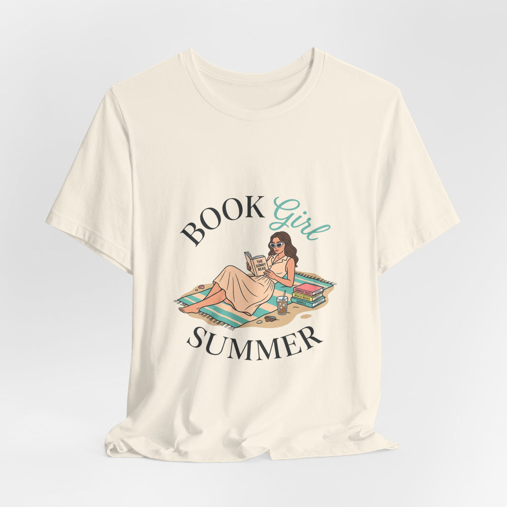 Book Girl Summer Tee | BookTok reading, beach reads, bookish summer aesthetic