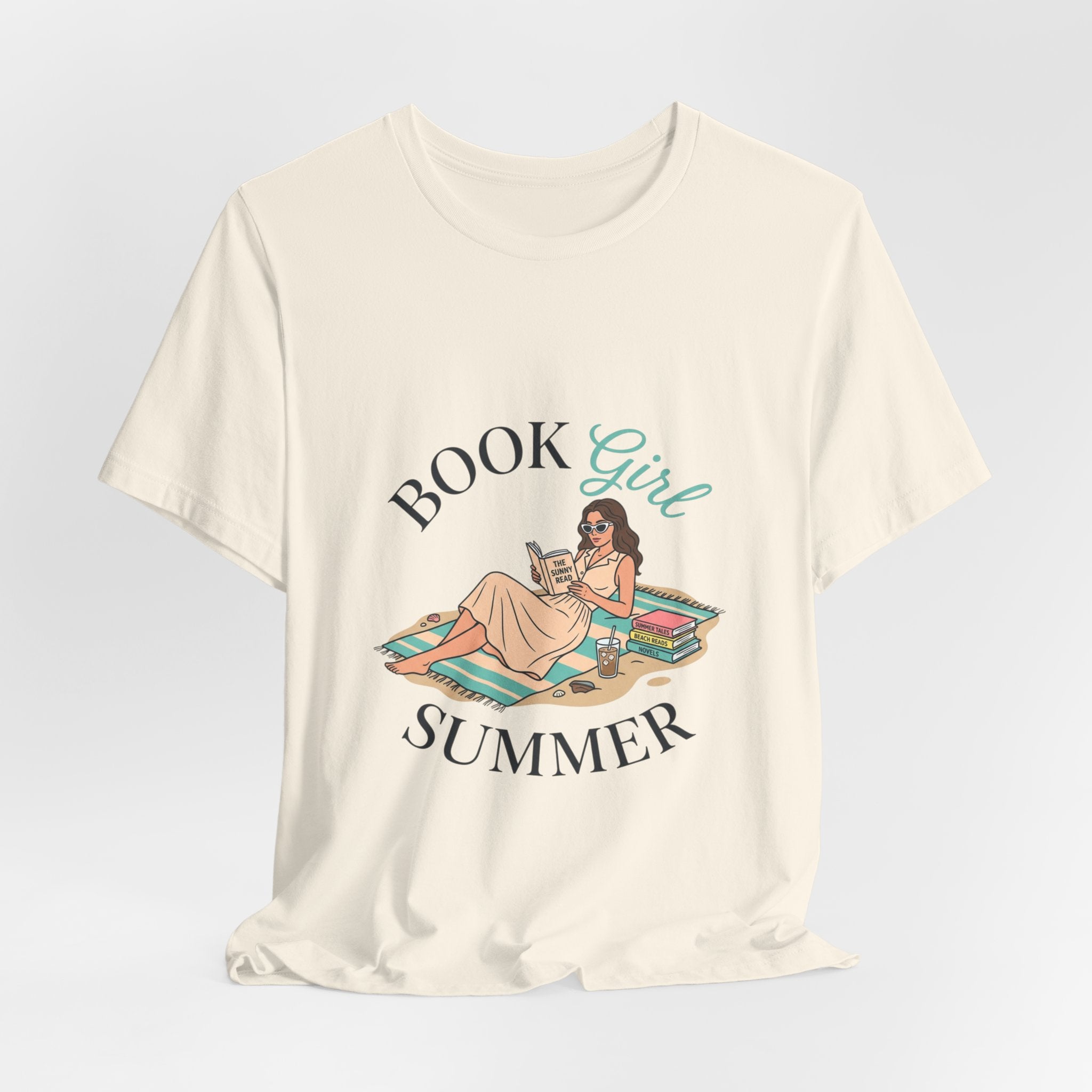 Book Girl Summer Tee | BookTok reading, beach reads, bookish summer aesthetic