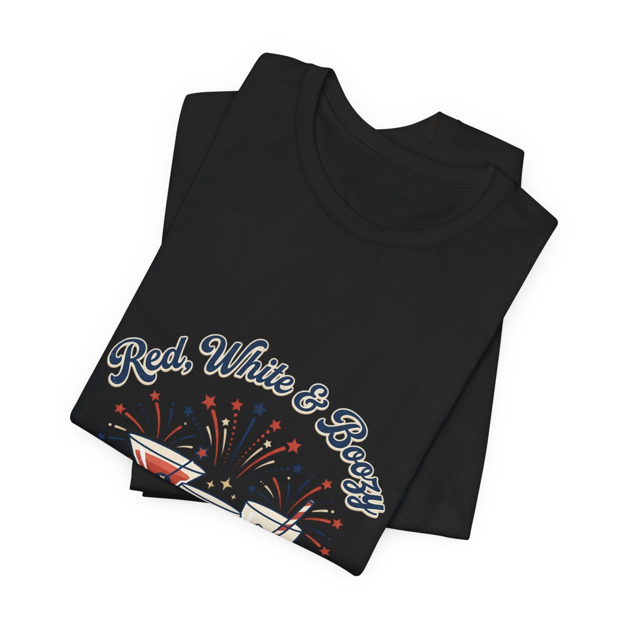 Red, White & Boozy Shirt | Patriotic July 4th, Vintage Americana