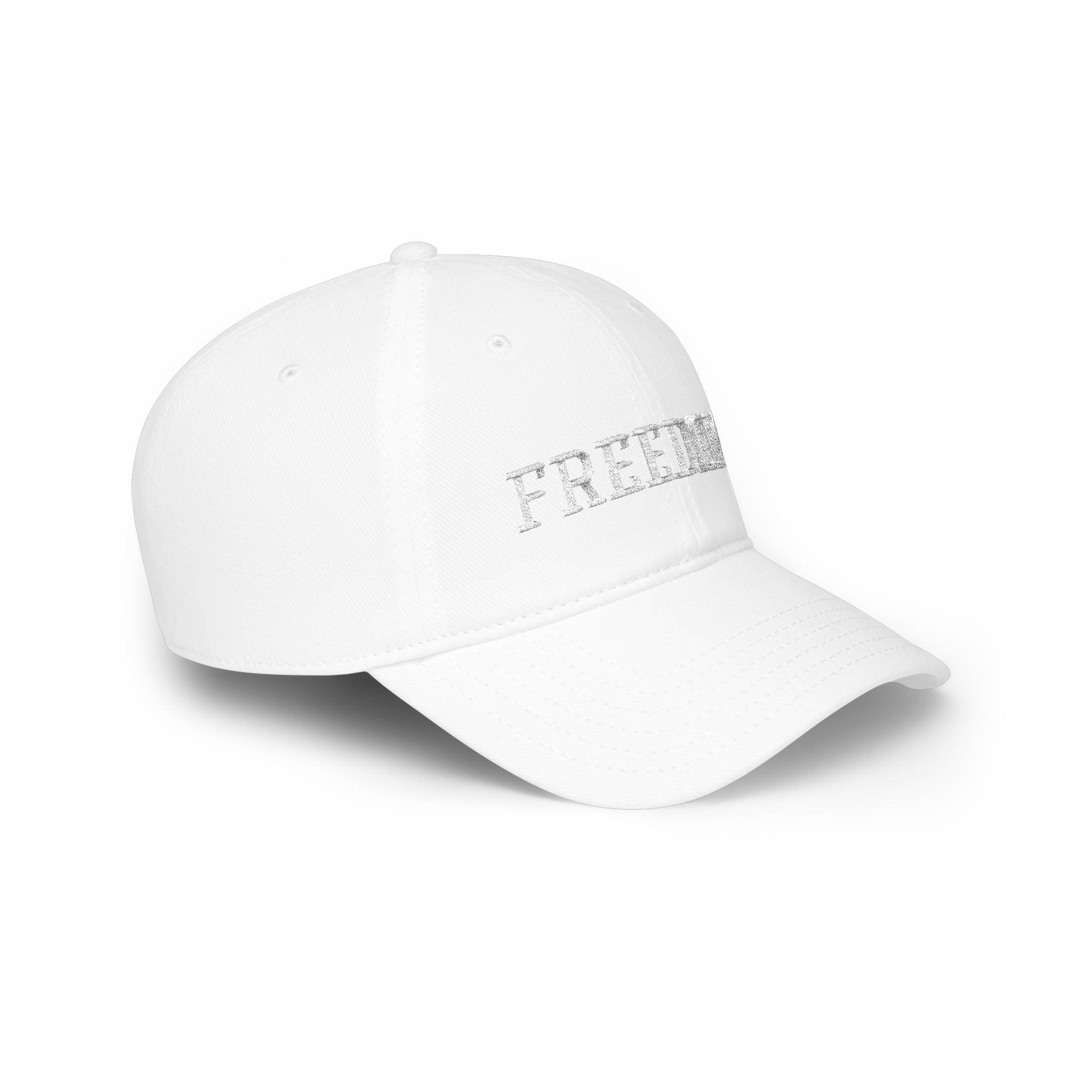 Freedom Embroidered Baseball Cap — Low Profile Patriotic Hat