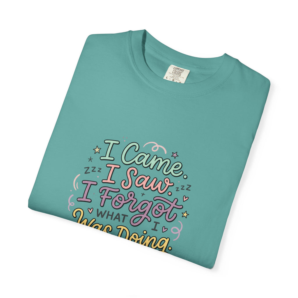 I Came I Saw I Forgot What I Was Doing T-Shirt | Funny Phrase Tee