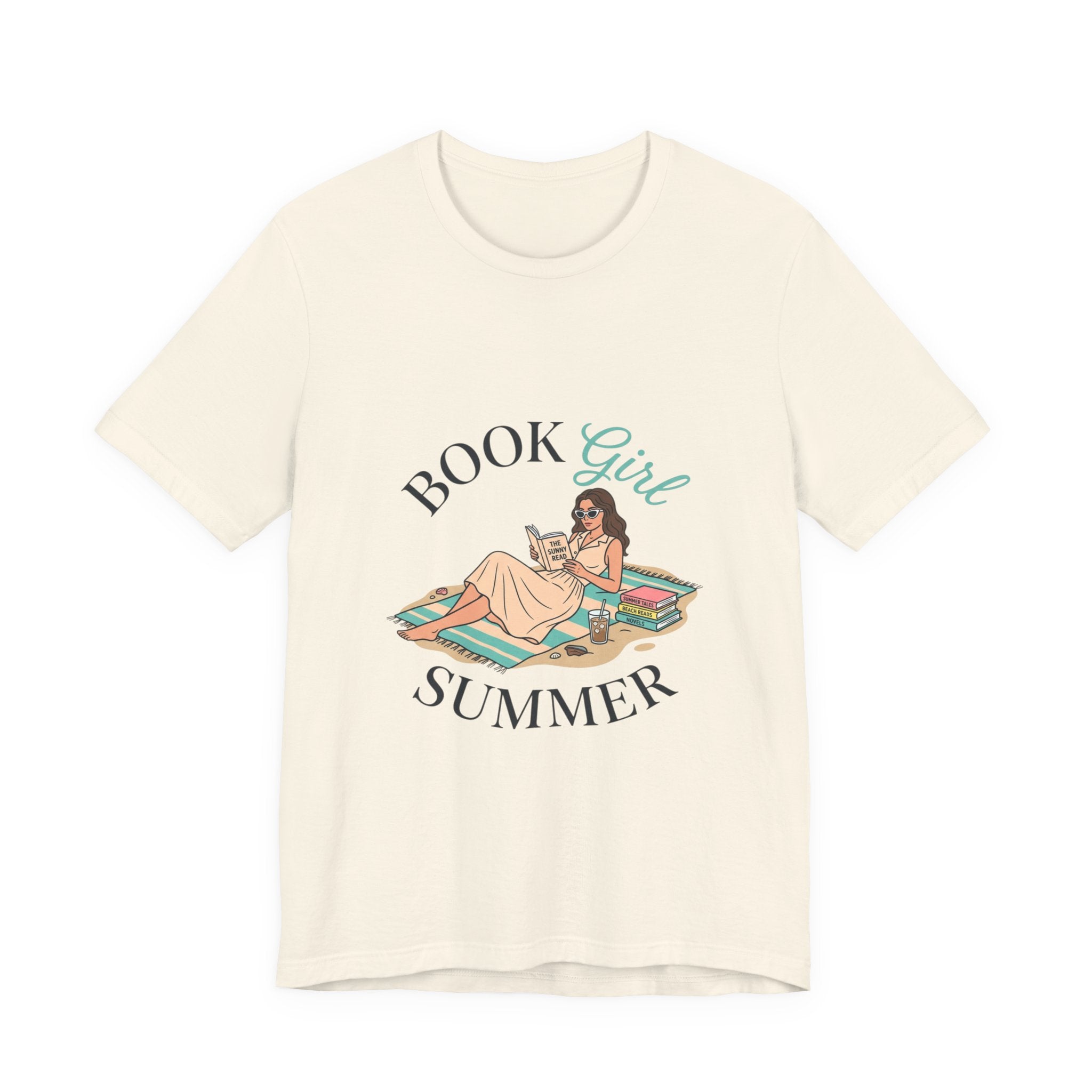 Book Girl Summer Tee | BookTok reading, beach reads, bookish summer aesthetic