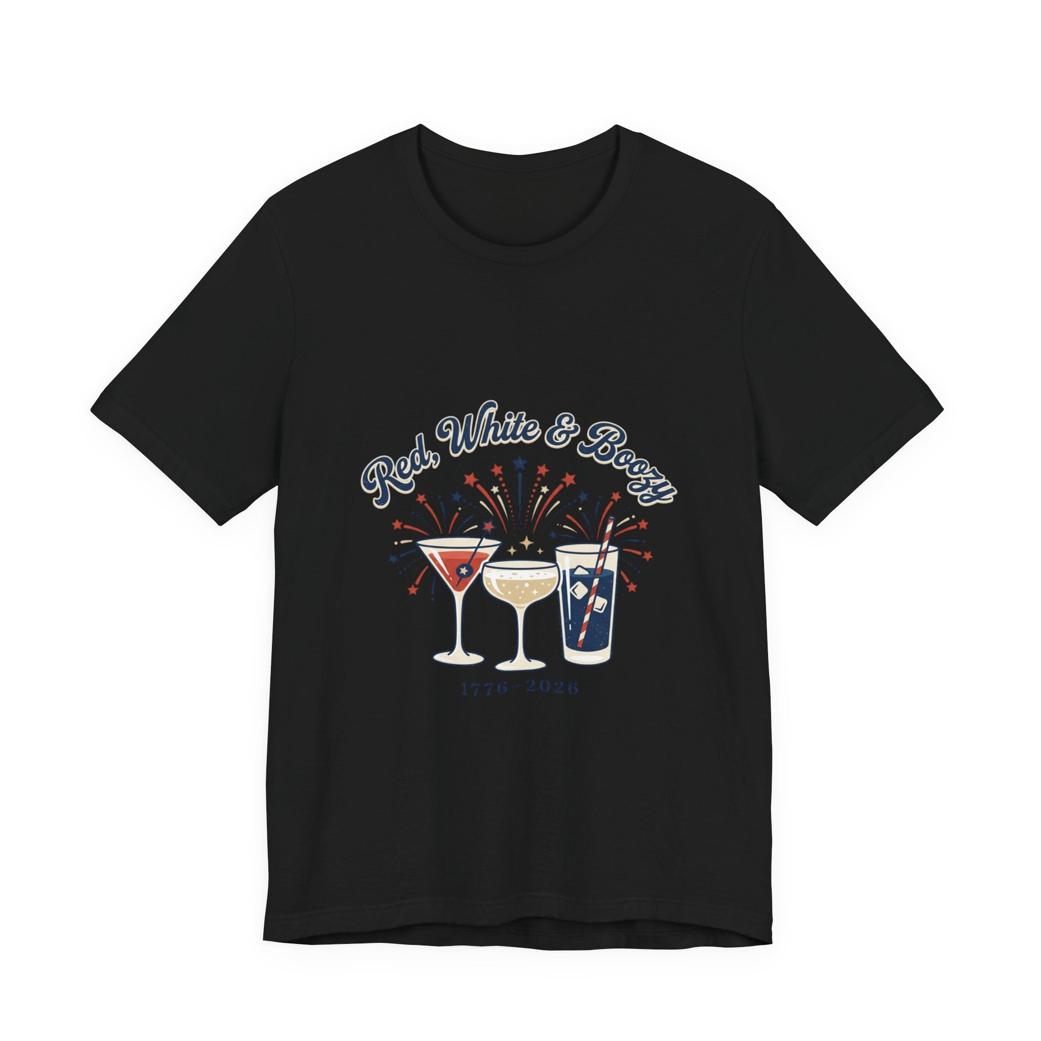 Red, White & Boozy Shirt | Patriotic July 4th, Vintage Americana
