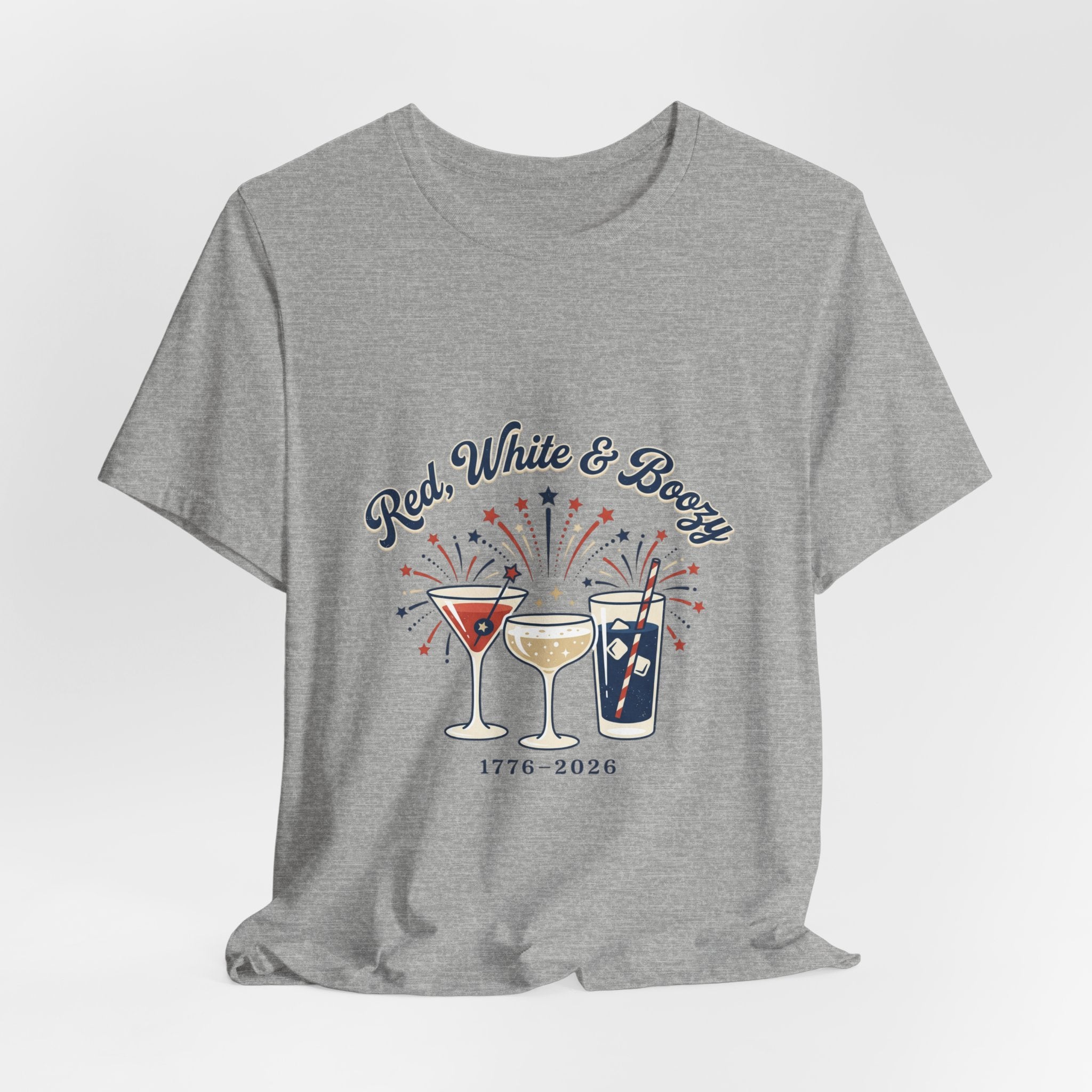 Red, White & Boozy Shirt | Patriotic July 4th, Vintage Americana