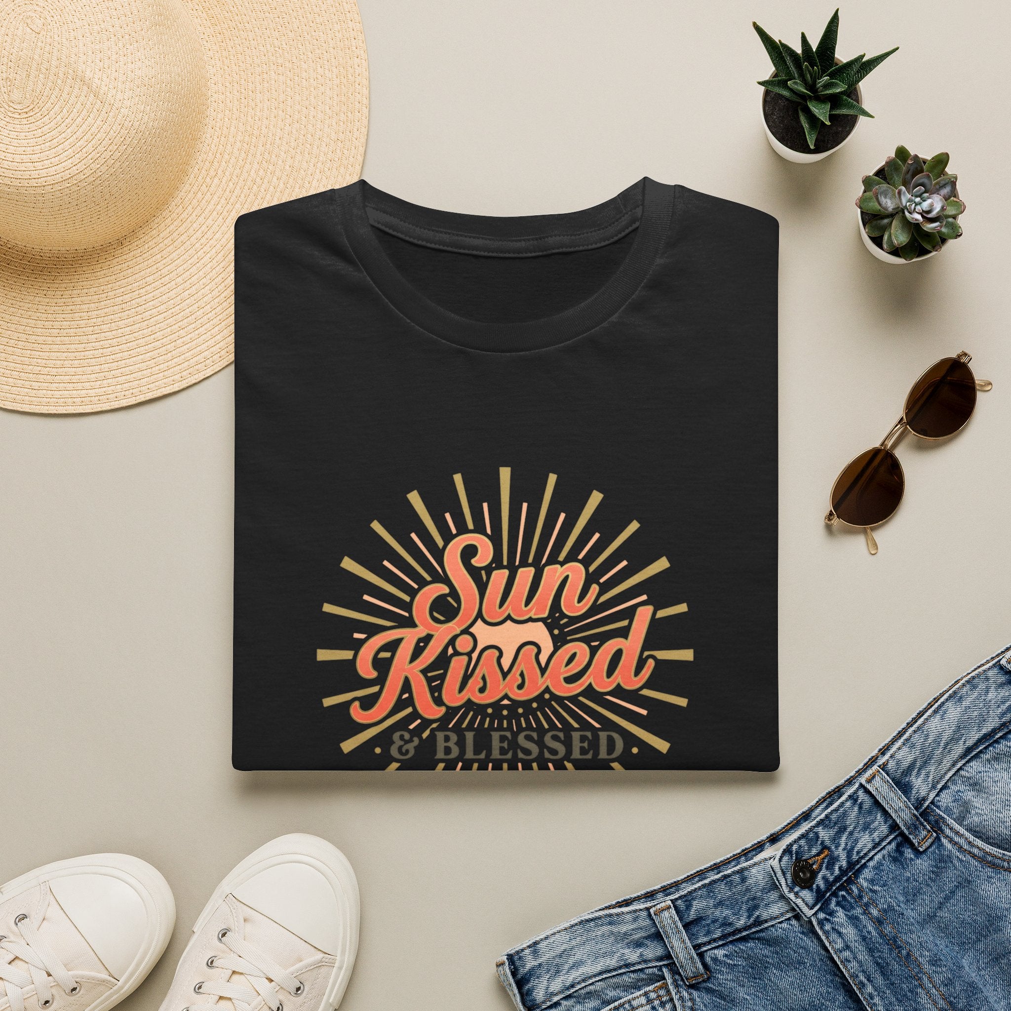 Sun-Kissed & Blessed T-Shirt — Beachy Summer Graphic Tee