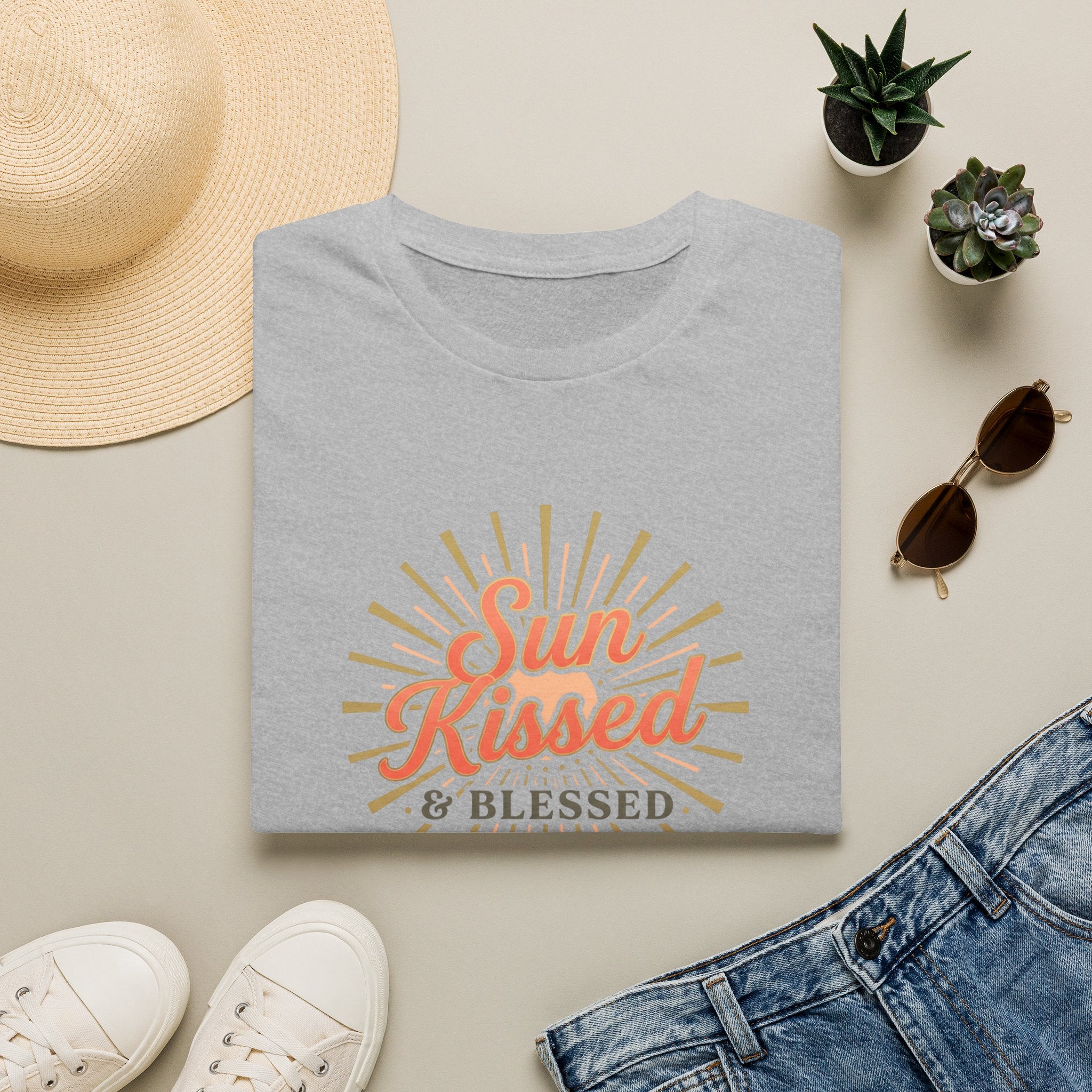 Sun-Kissed & Blessed T-Shirt — Beachy Summer Graphic Tee