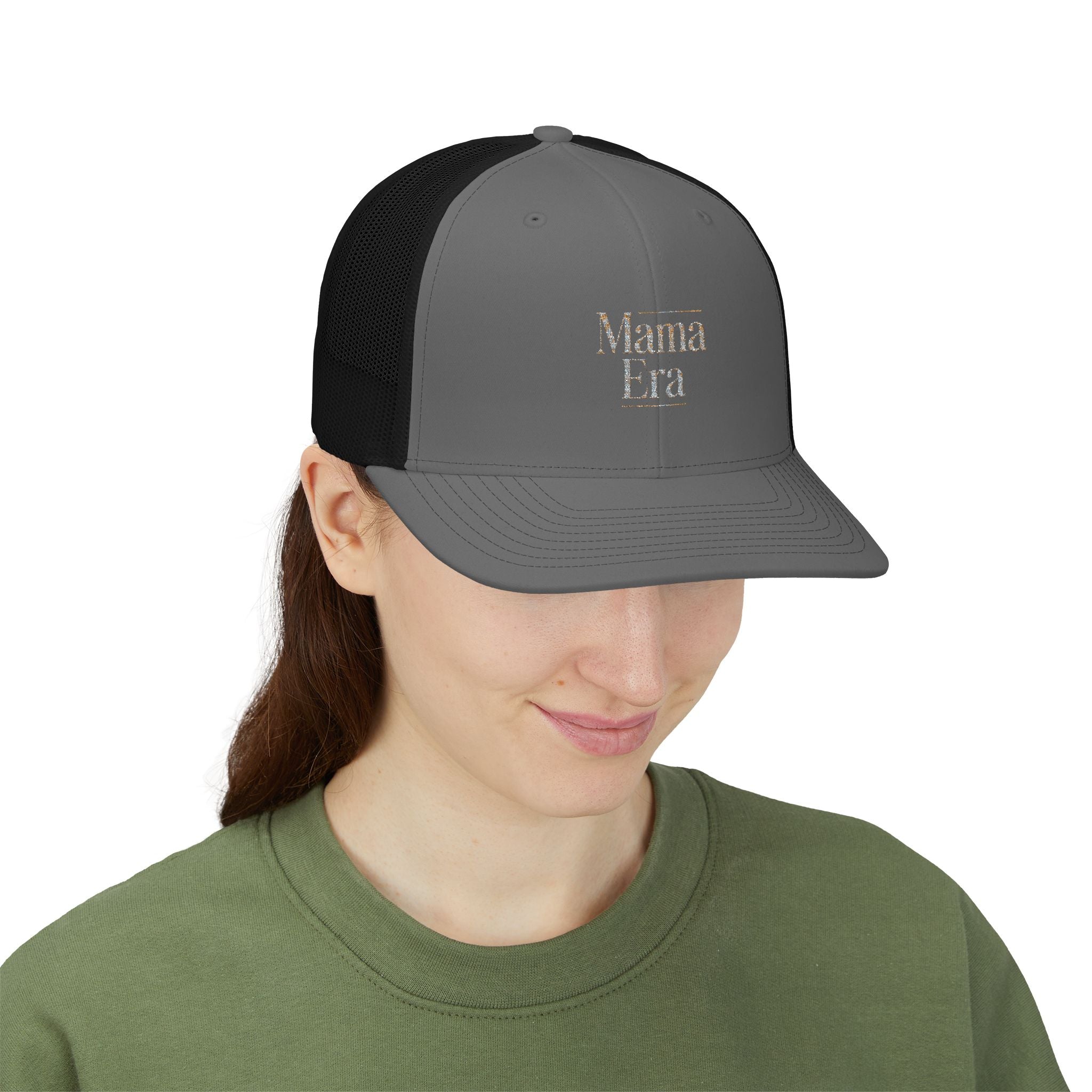 Mama Era Snapback Trucker Hat — Embroidered Mom Lifestyle Cap