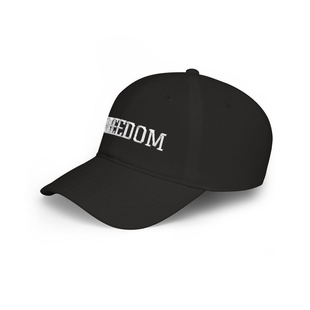 Freedom Embroidered Baseball Cap — Low Profile Patriotic Hat