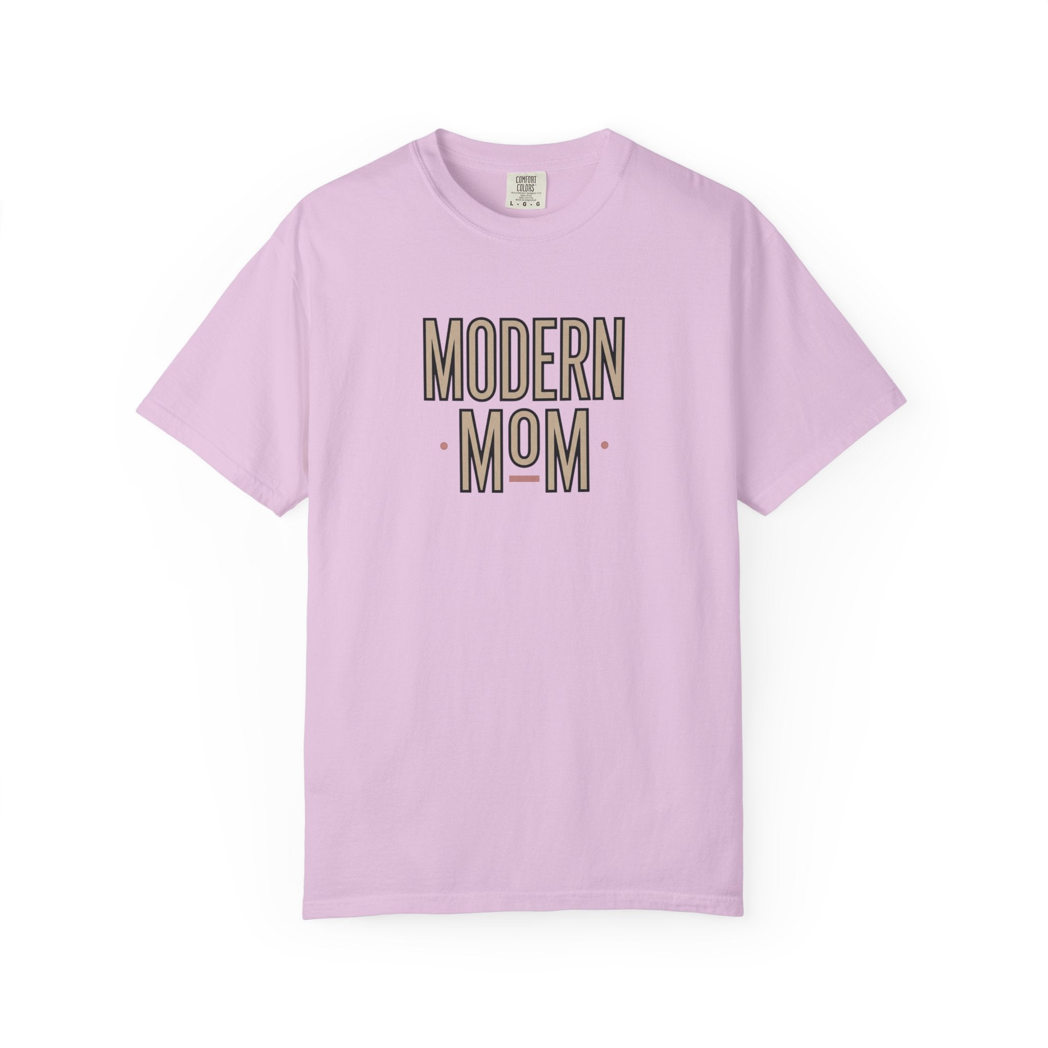 Modern Mom T-Shirt — Retro Block Letter Graphic Tee for Moms, Mother’s Day Gift