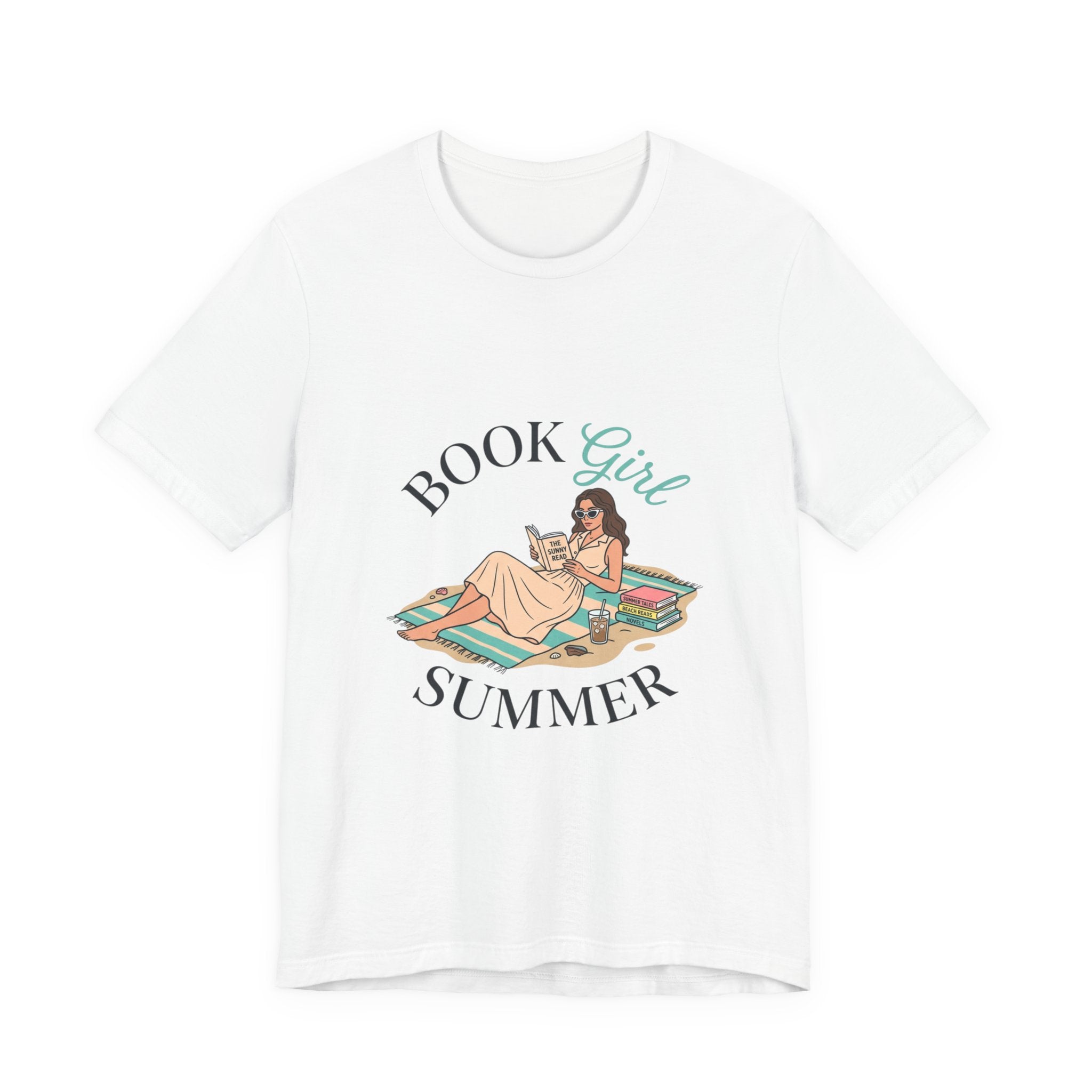 Book Girl Summer Tee | BookTok reading, beach reads, bookish summer aesthetic