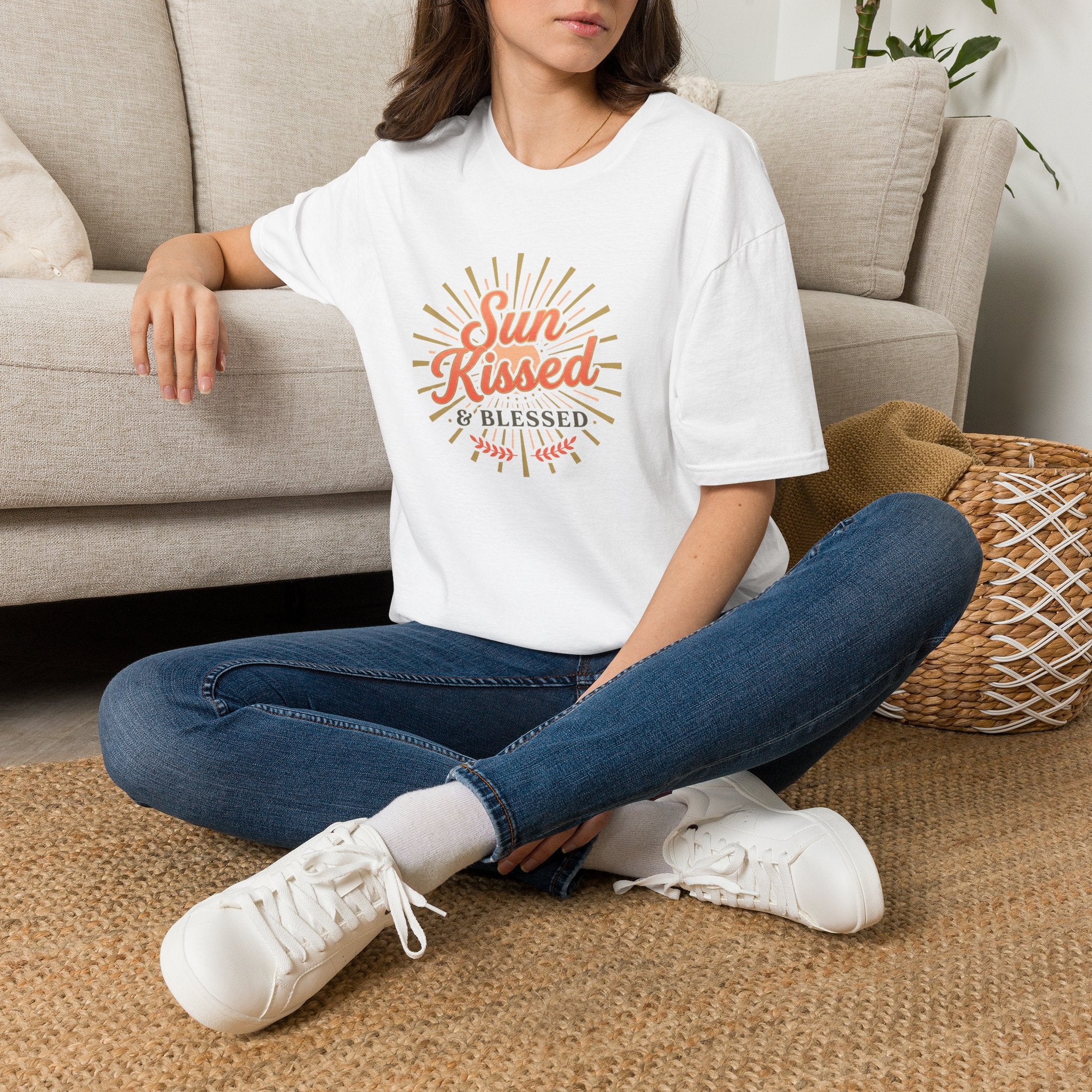 Sun-Kissed & Blessed T-Shirt — Beachy Summer Graphic Tee