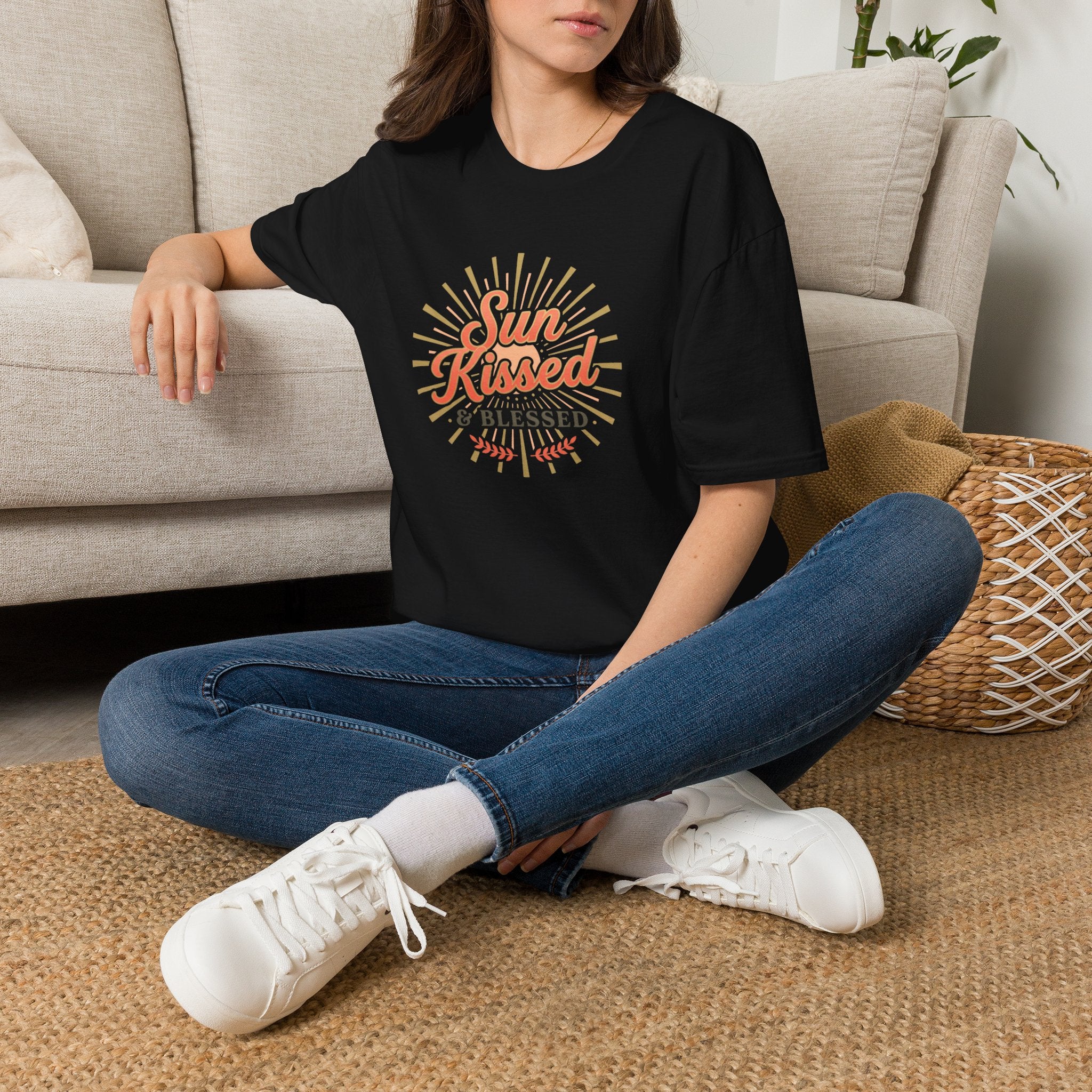 Sun-Kissed & Blessed T-Shirt — Beachy Summer Graphic Tee