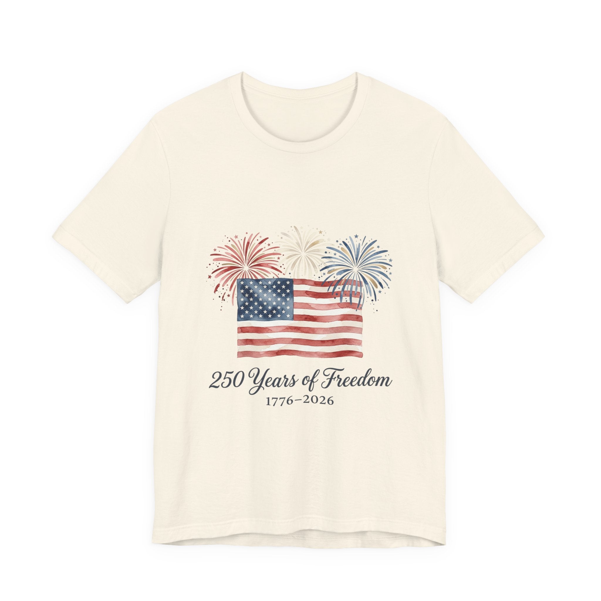 250 Years of Freedom T-Shirt | Faith-Based Patriotic July 4th, Vintage Americana