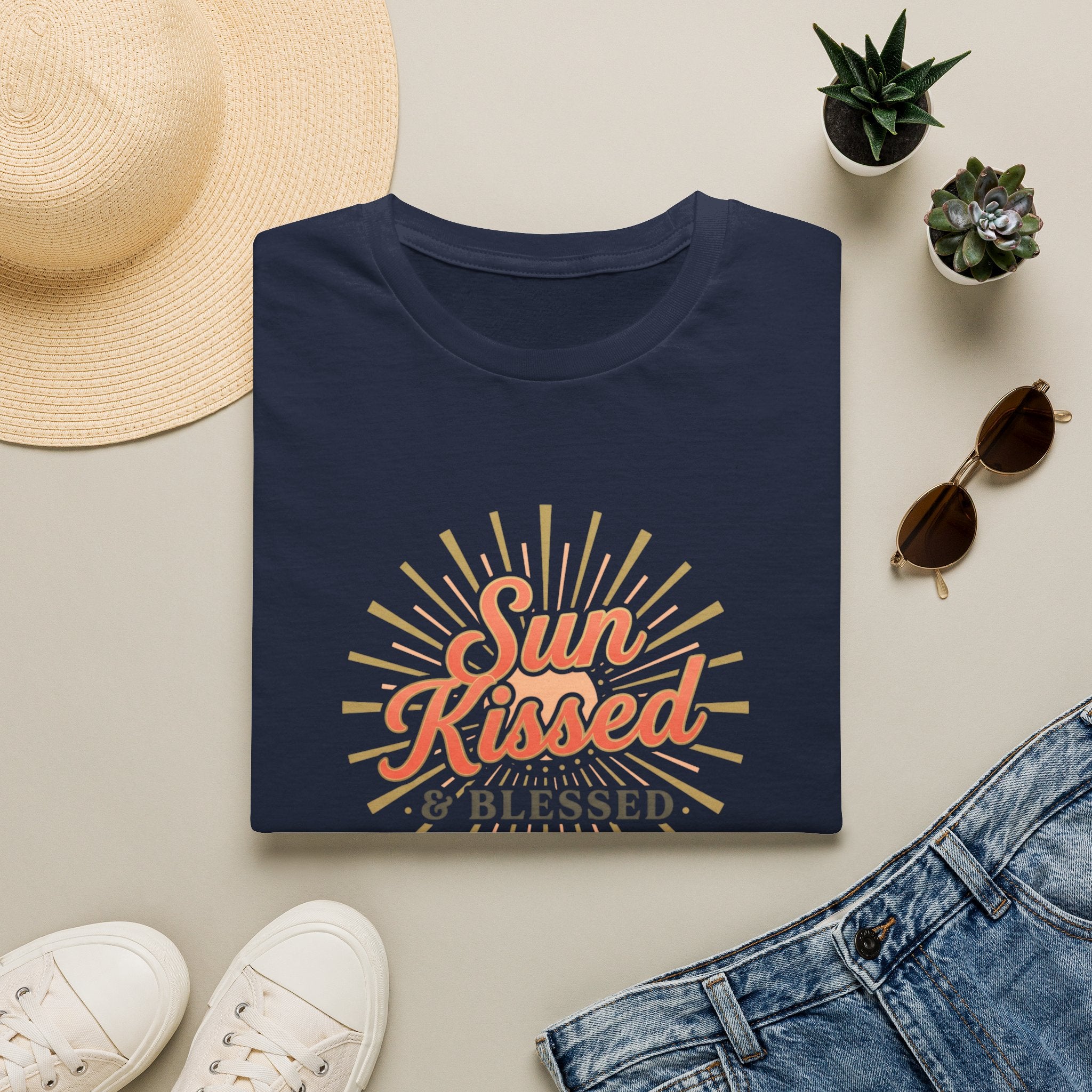 Sun-Kissed & Blessed T-Shirt — Beachy Summer Graphic Tee