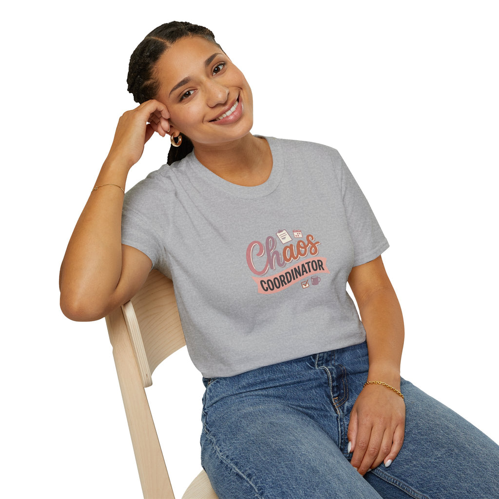 Chaos Coordinator T-Shirt | Funny Organizer Office Mom Design