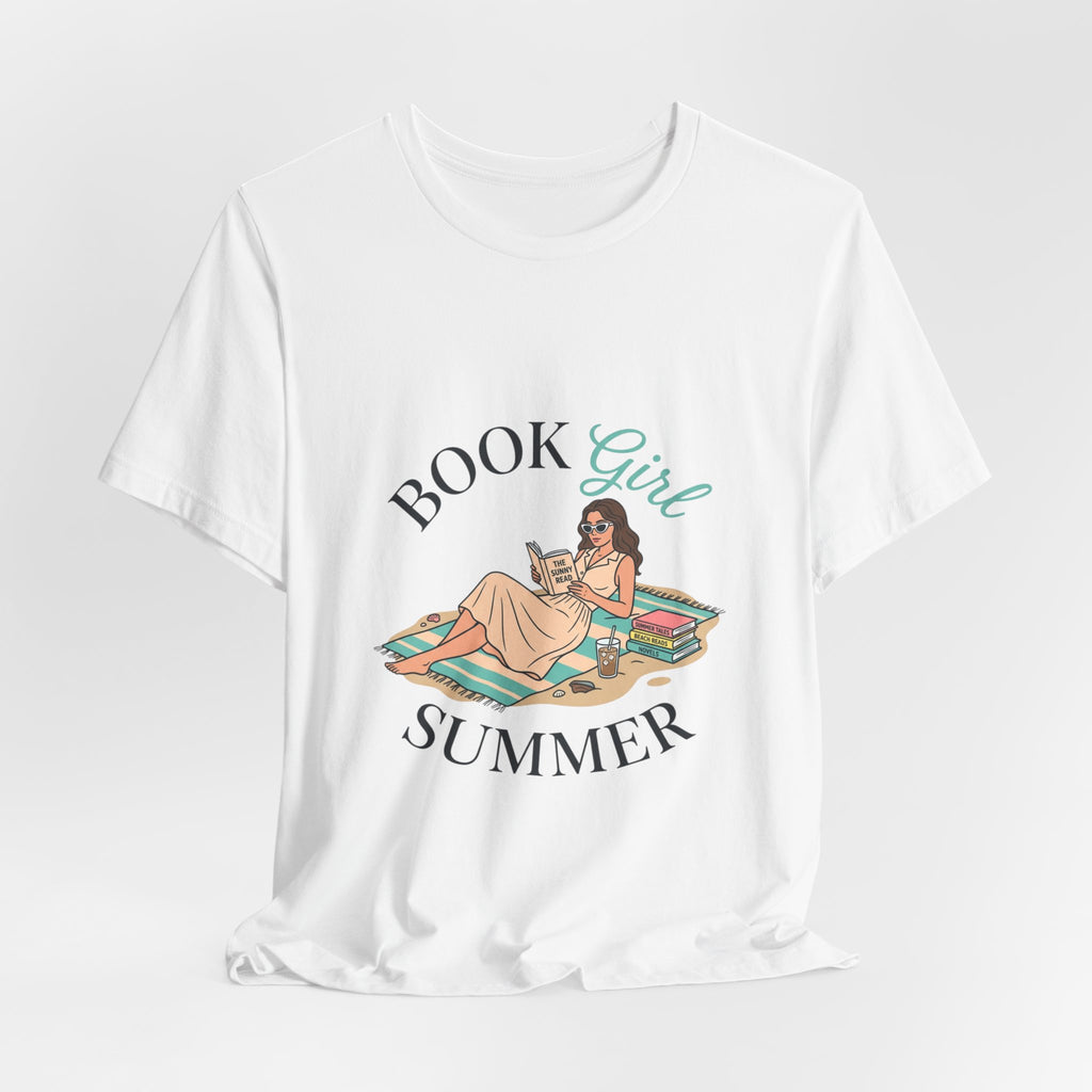 Book Girl Summer Tee | BookTok reading, beach reads, bookish summer aesthetic