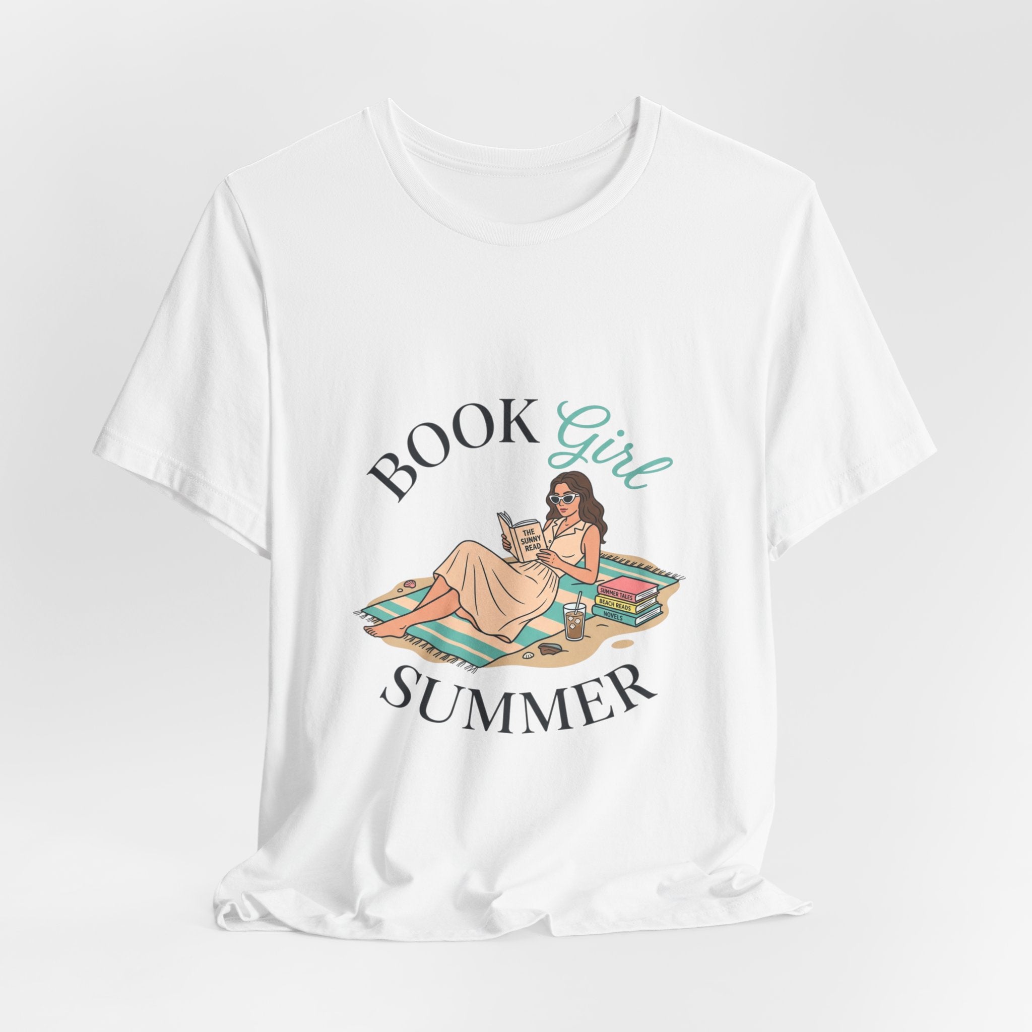 Book Girl Summer Tee | BookTok reading, beach reads, bookish summer aesthetic