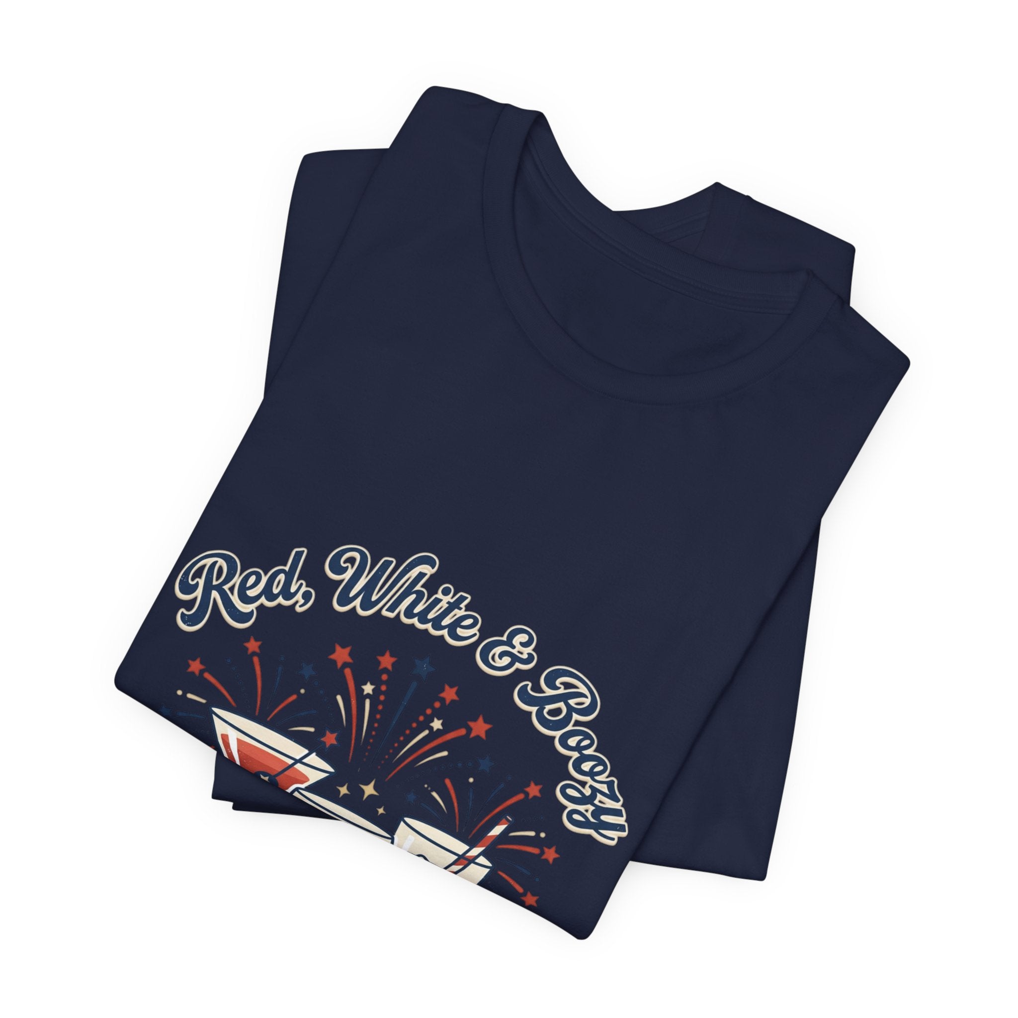 Red, White & Boozy Shirt | Patriotic July 4th, Vintage Americana