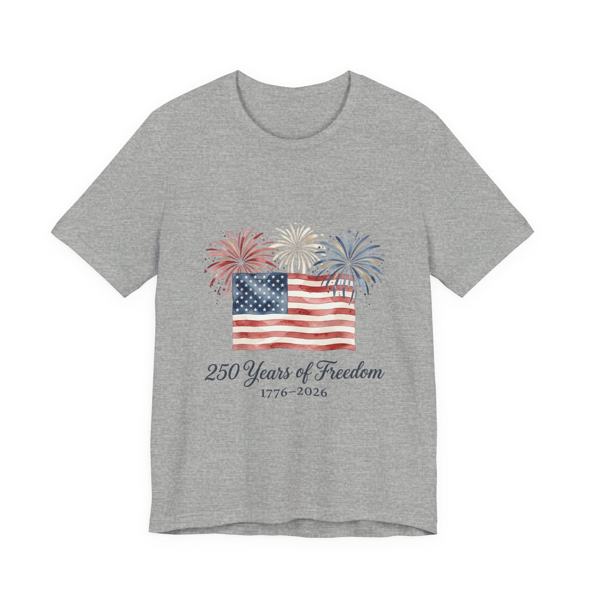 250 Years of Freedom T-Shirt | Faith-Based Patriotic July 4th, Vintage Americana