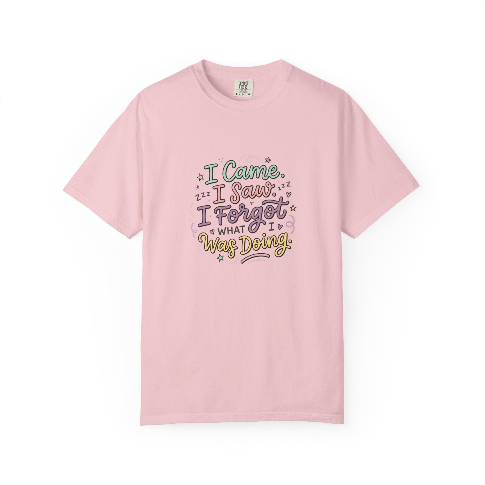 I Came I Saw I Forgot What I Was Doing T-Shirt | Funny Phrase Tee