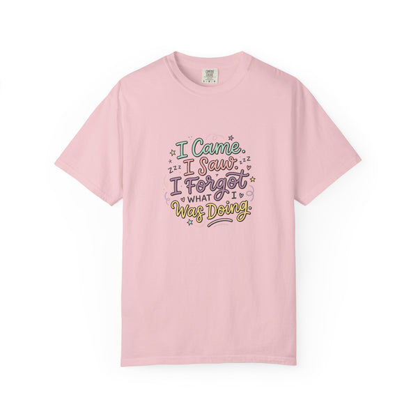 I Came I Saw I Forgot What I Was Doing T-Shirt | Funny Phrase Tee