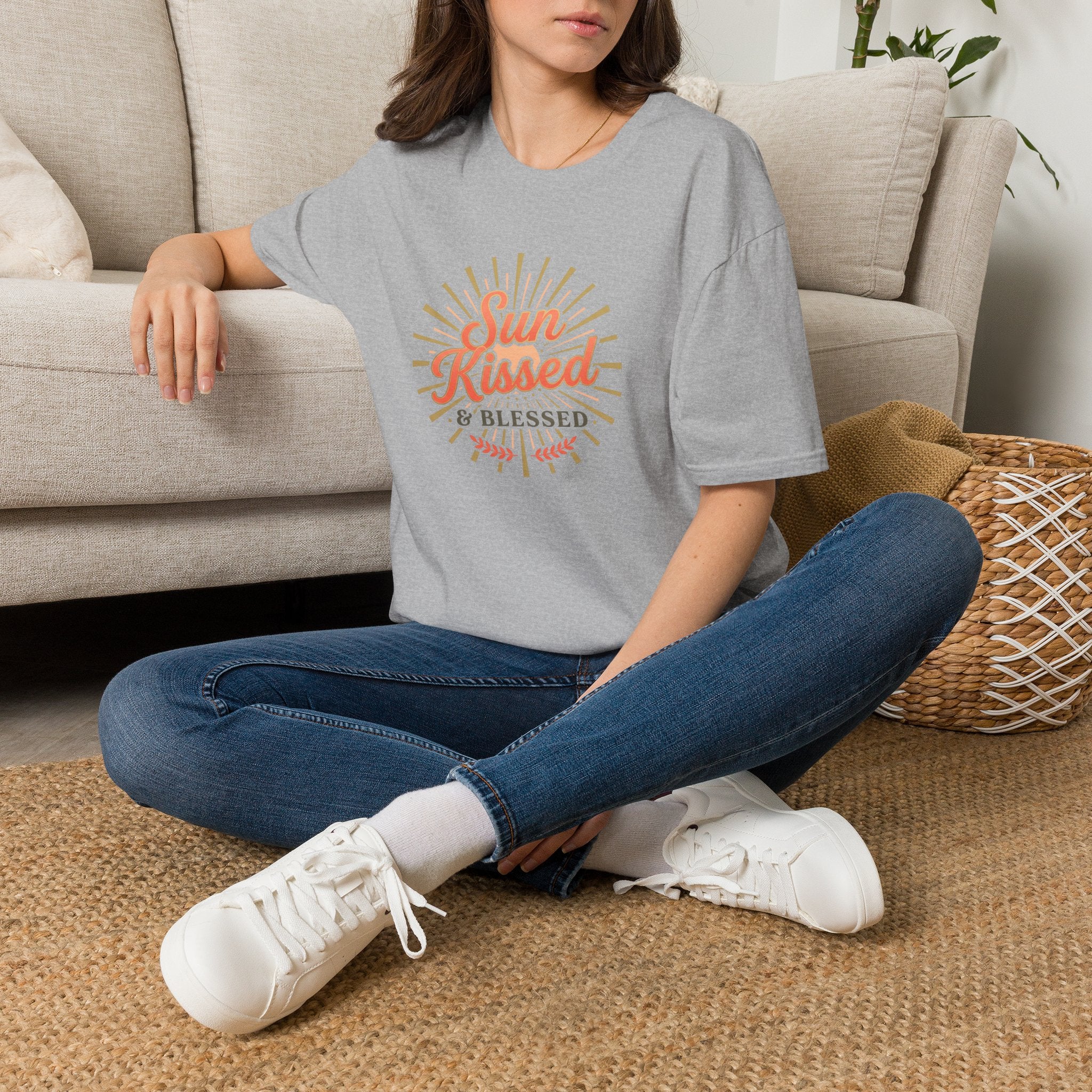 Sun-Kissed & Blessed T-Shirt — Beachy Summer Graphic Tee