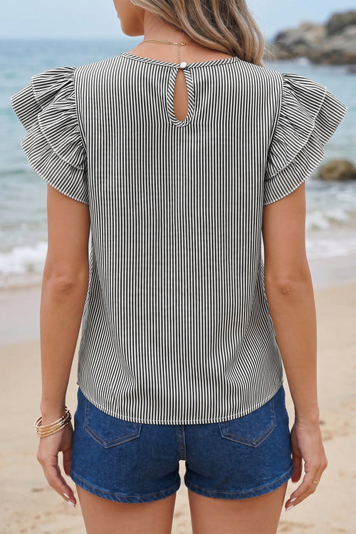 Brynn Sleeve Casual Shift Blouse