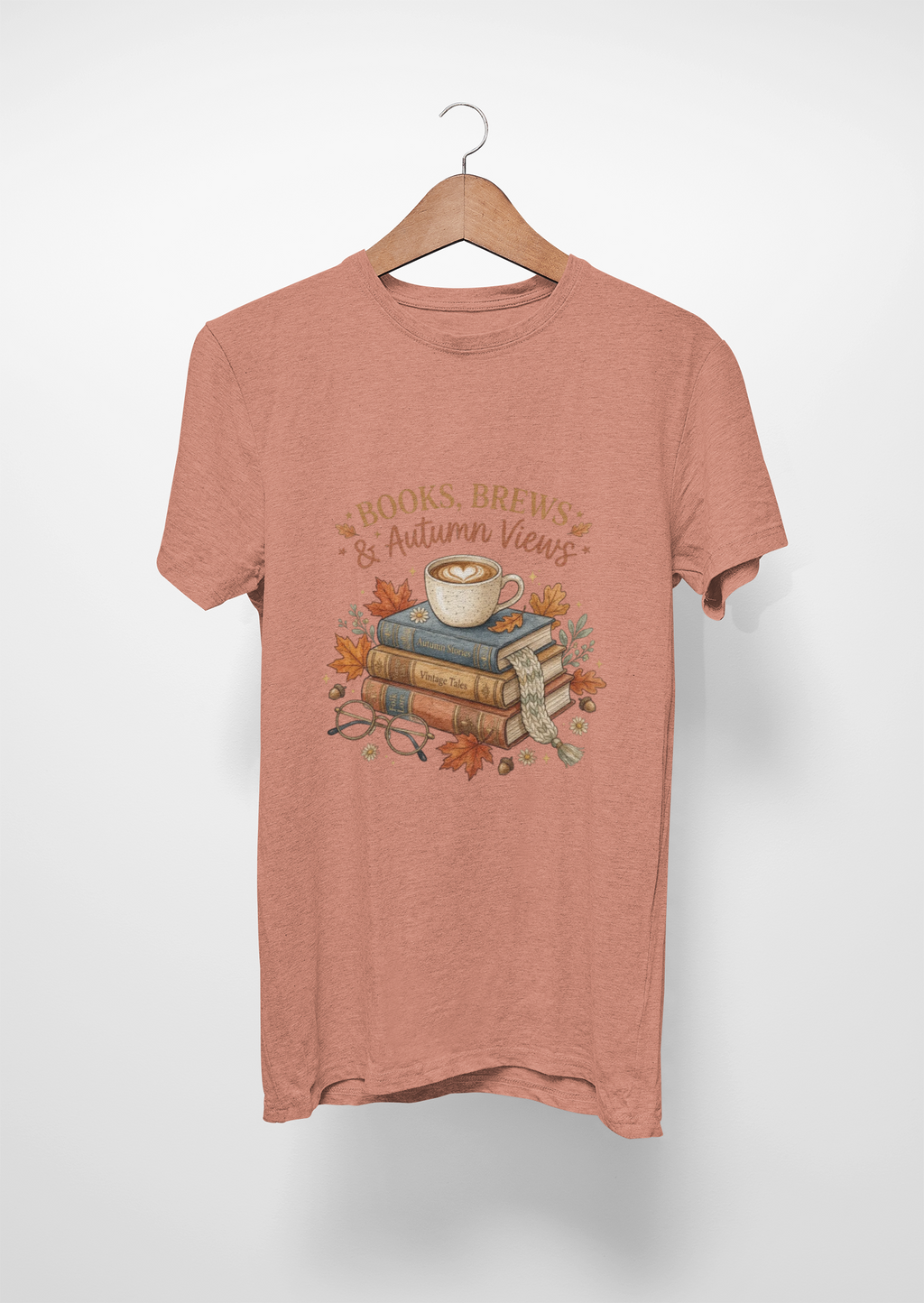 Books, Brews & Autumn Views T-Shirt