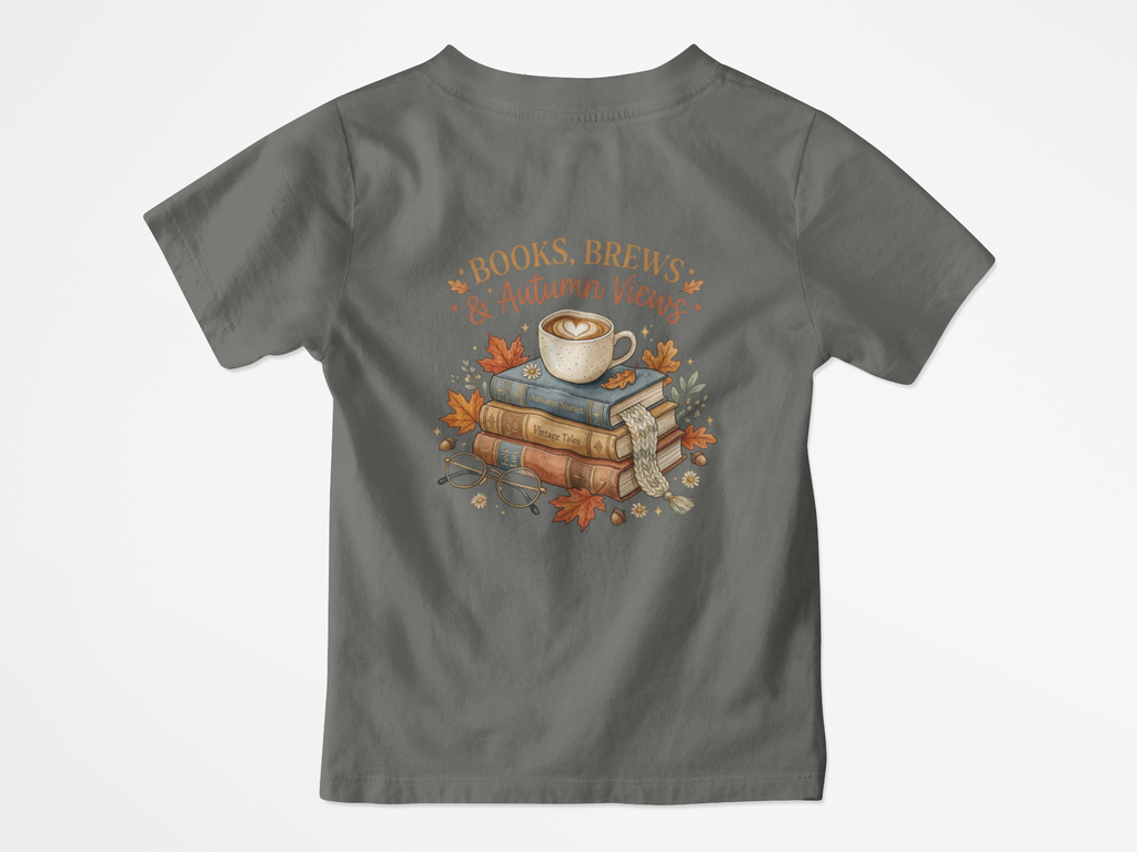 Books, Brews & Autumn Views T-Shirt