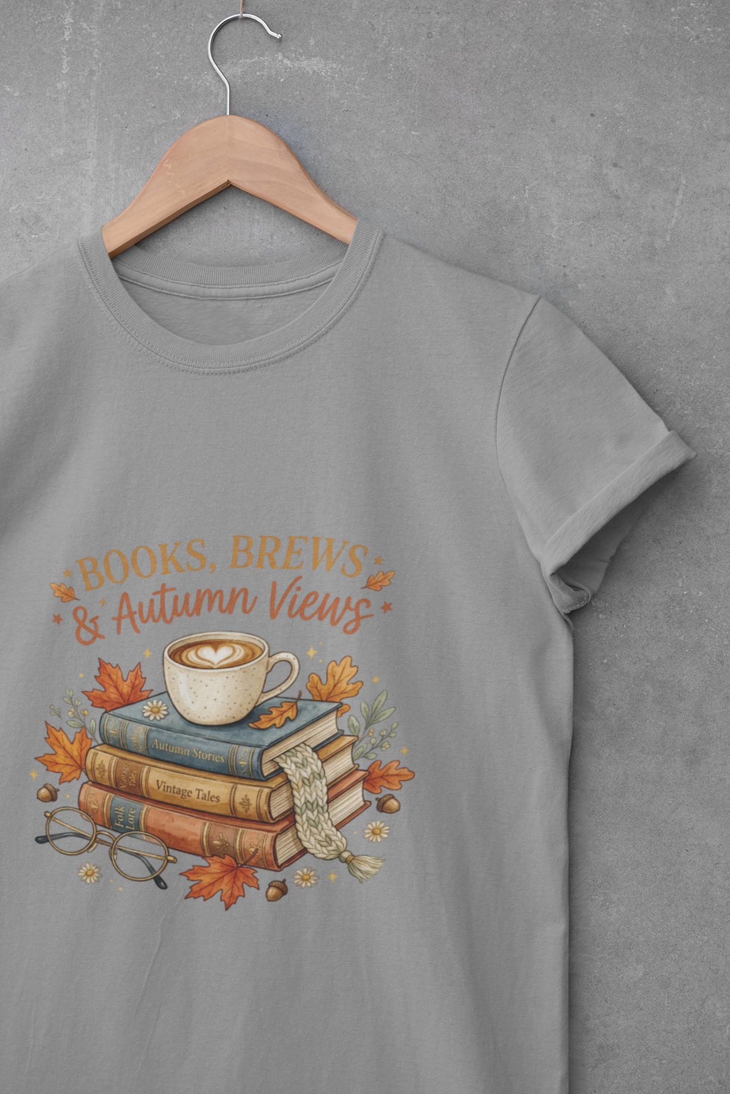 Books, Brews & Autumn Views T-Shirt