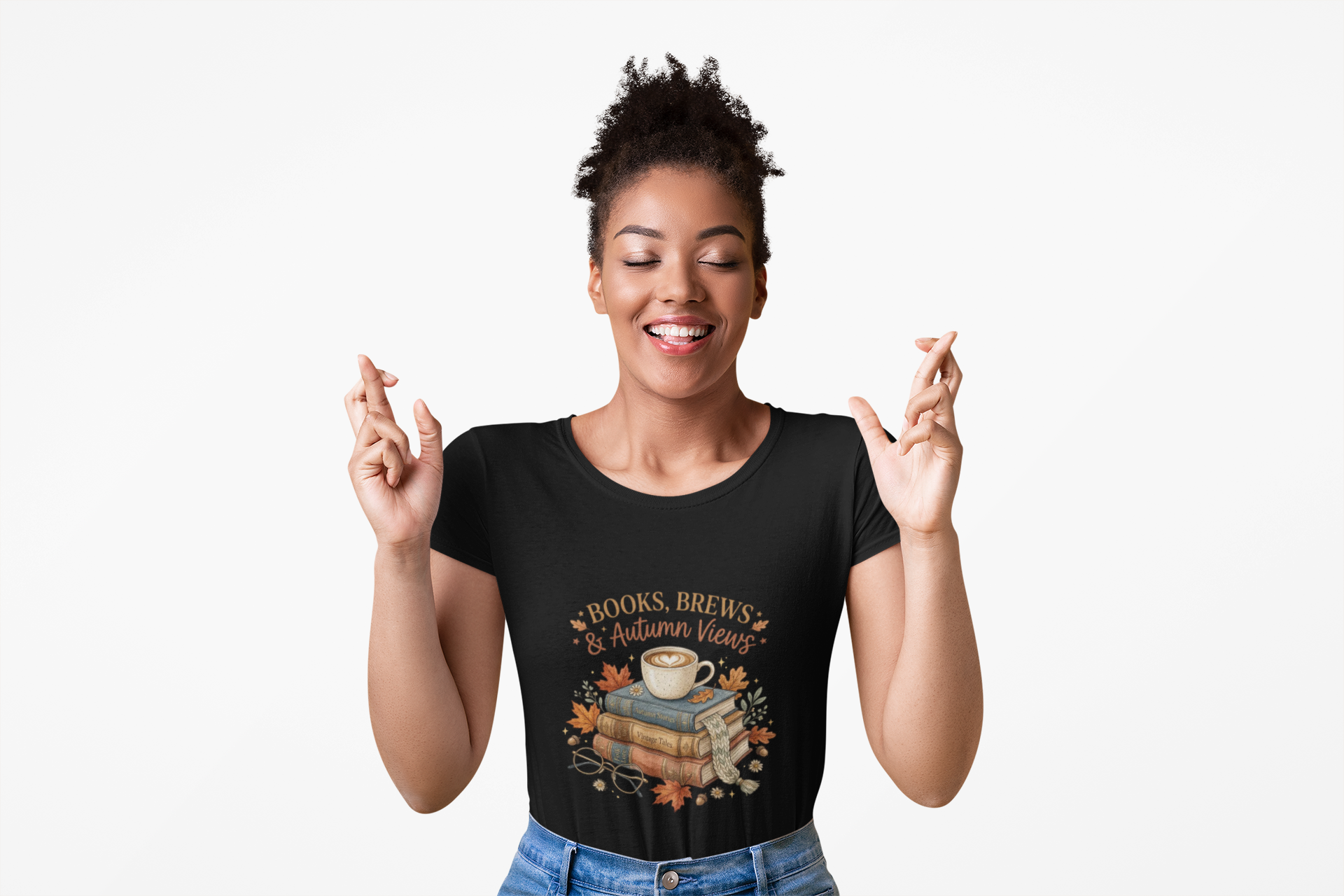 Books, Brews & Autumn Views T-Shirt