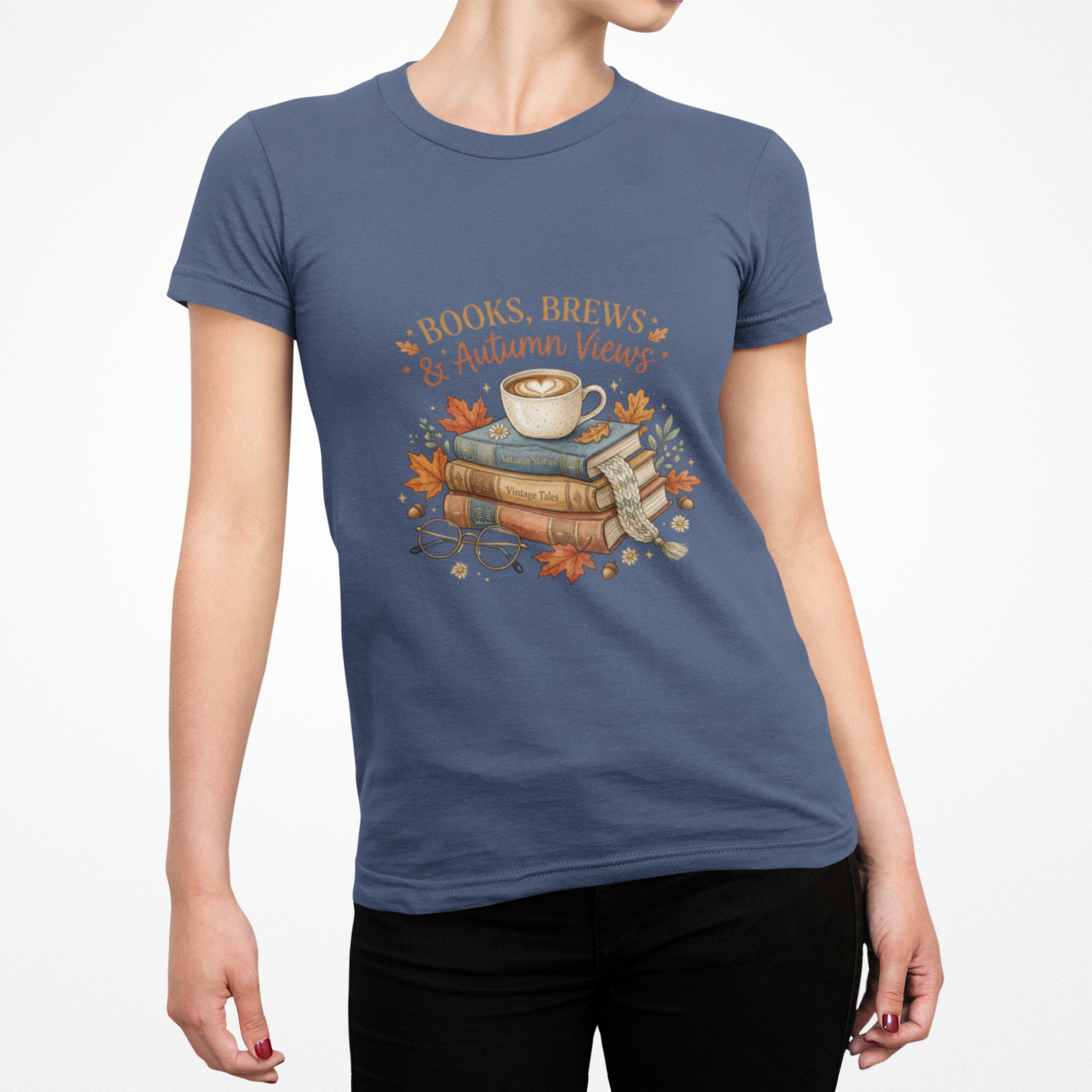Books, Brews & Autumn Views T-Shirt