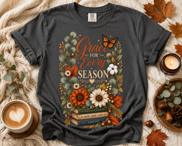 Grace for Every Season Comfort Colors® Fall Tee