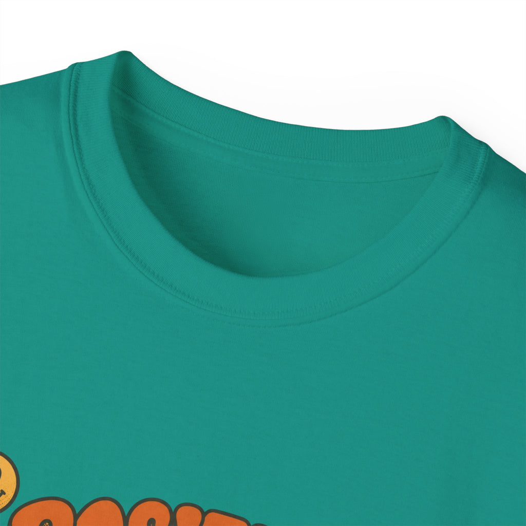 Positive Good Vibes shirt | Retro Smiley Typography Tee