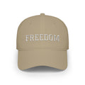 Freedom Embroidered Baseball Cap — Low Profile Patriotic Hat