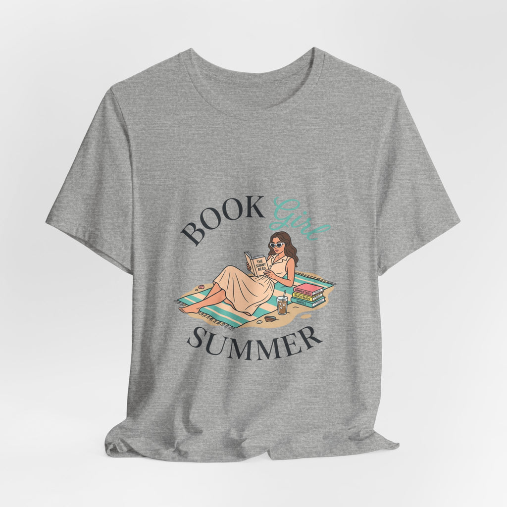 Book Girl Summer Tee | BookTok reading, beach reads, bookish summer aesthetic