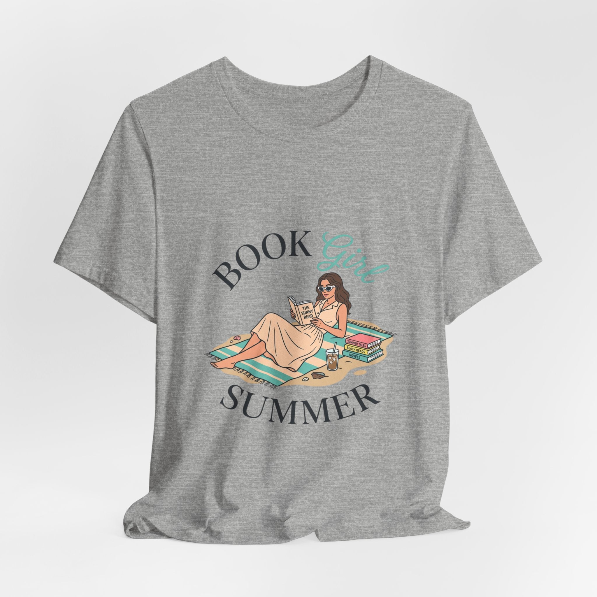 Book Girl Summer Tee | BookTok reading, beach reads, bookish summer aesthetic