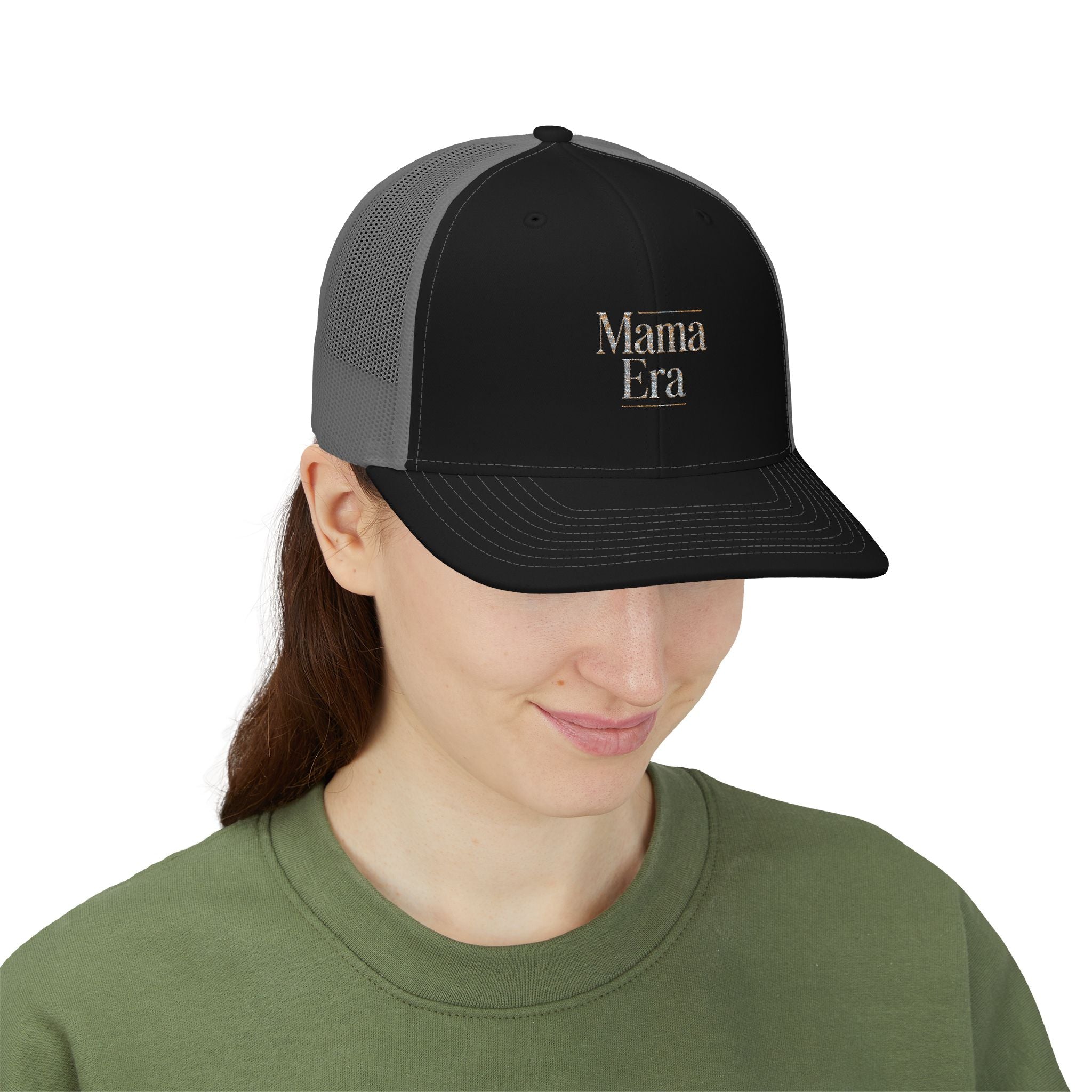 Mama Era Snapback Trucker Hat — Embroidered Mom Lifestyle Cap
