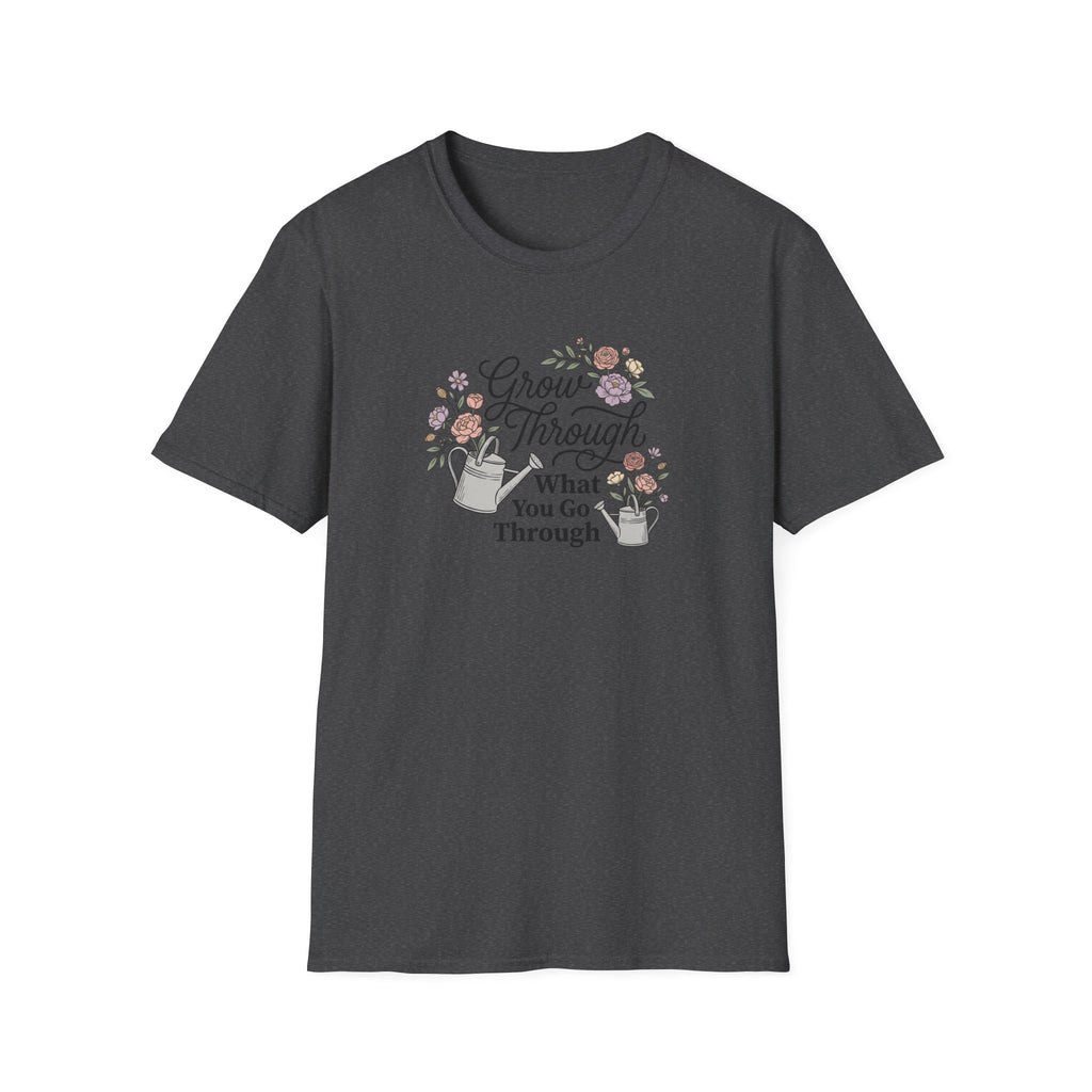 Grow Through What You Go Through Floral T-Shirt