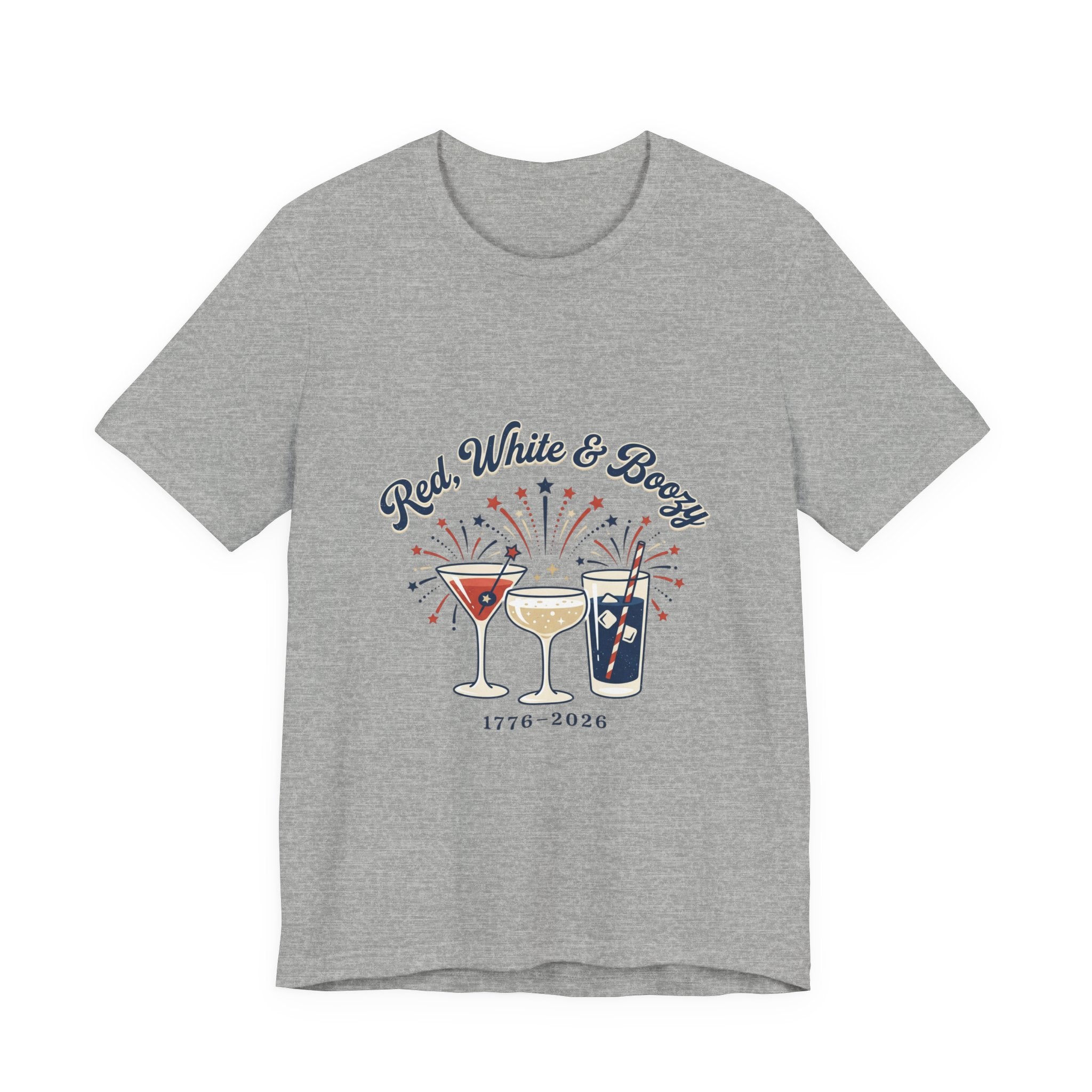 Red, White & Boozy Shirt | Patriotic July 4th, Vintage Americana