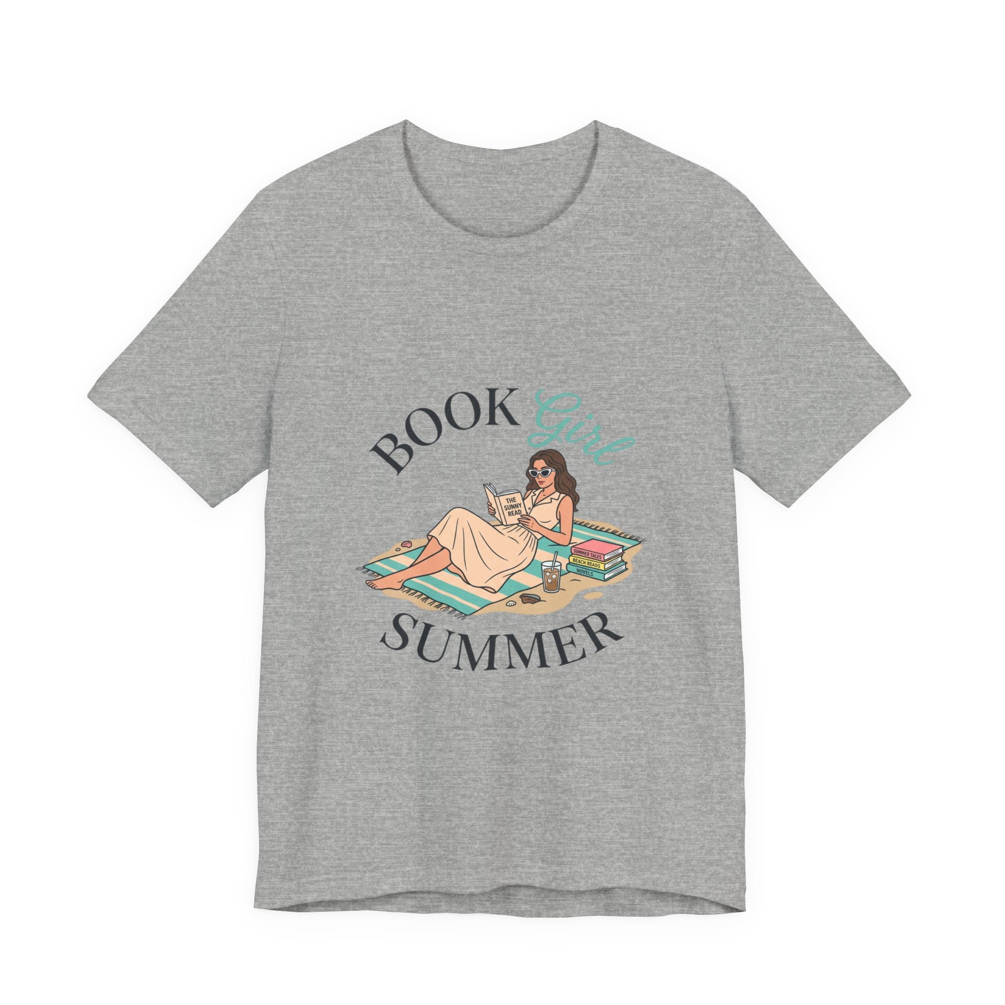 Book Girl Summer Tee | BookTok reading, beach reads, bookish summer aesthetic