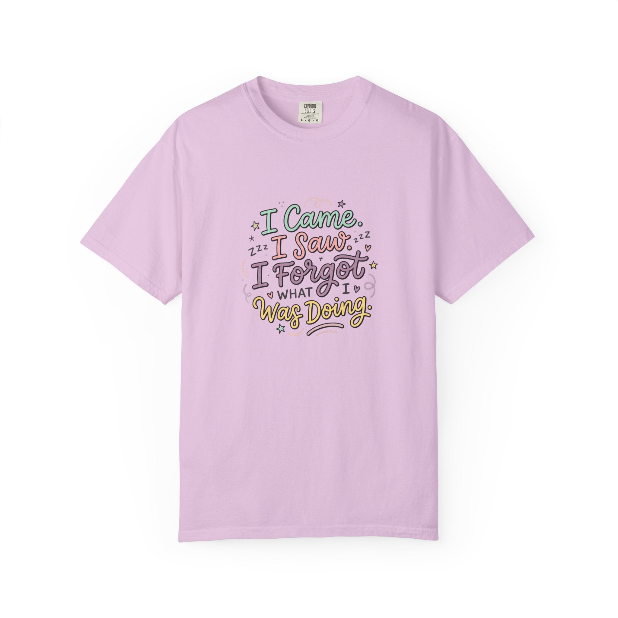 I Came I Saw I Forgot What I Was Doing T-Shirt | Funny Phrase Tee