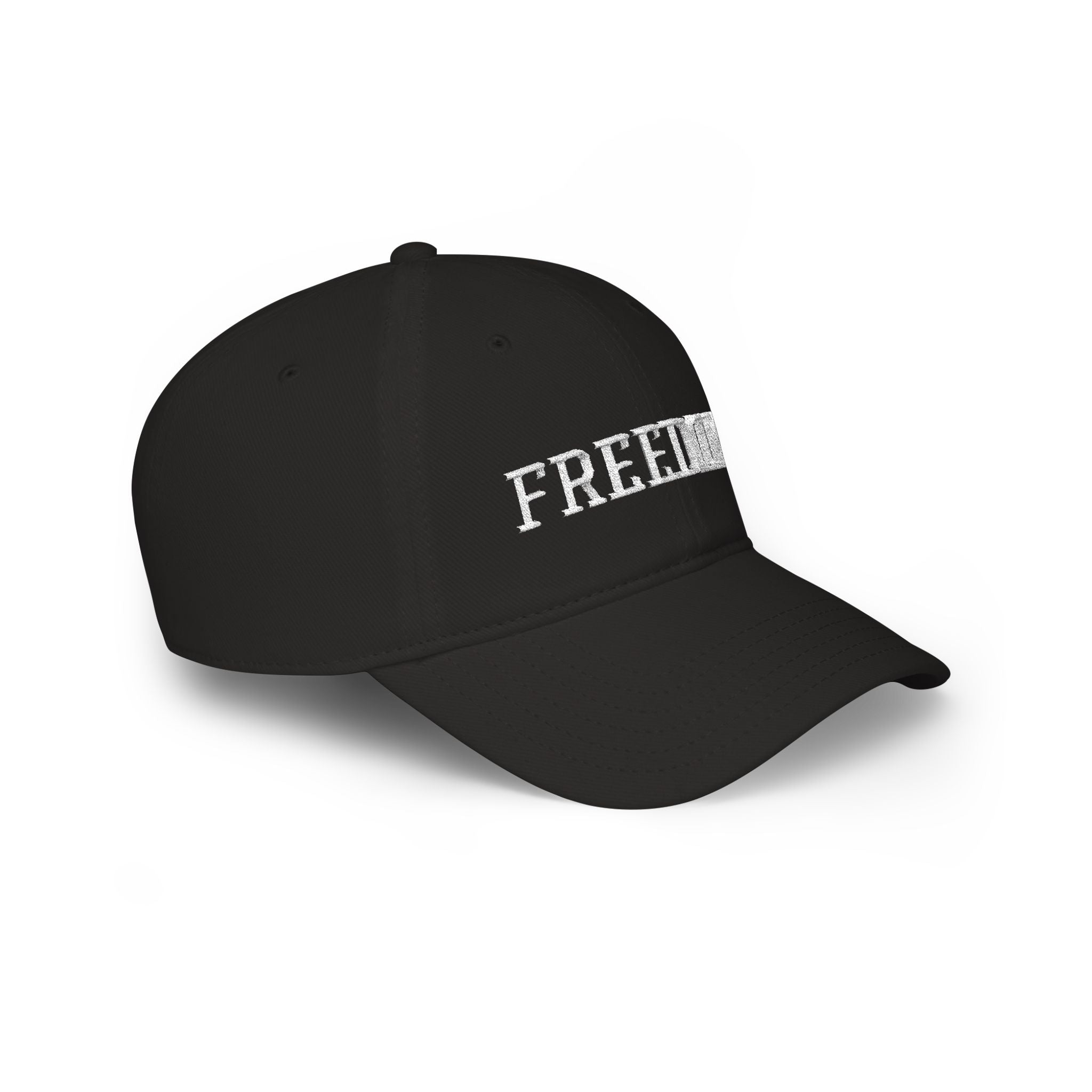 Freedom Embroidered Baseball Cap — Low Profile Patriotic Hat