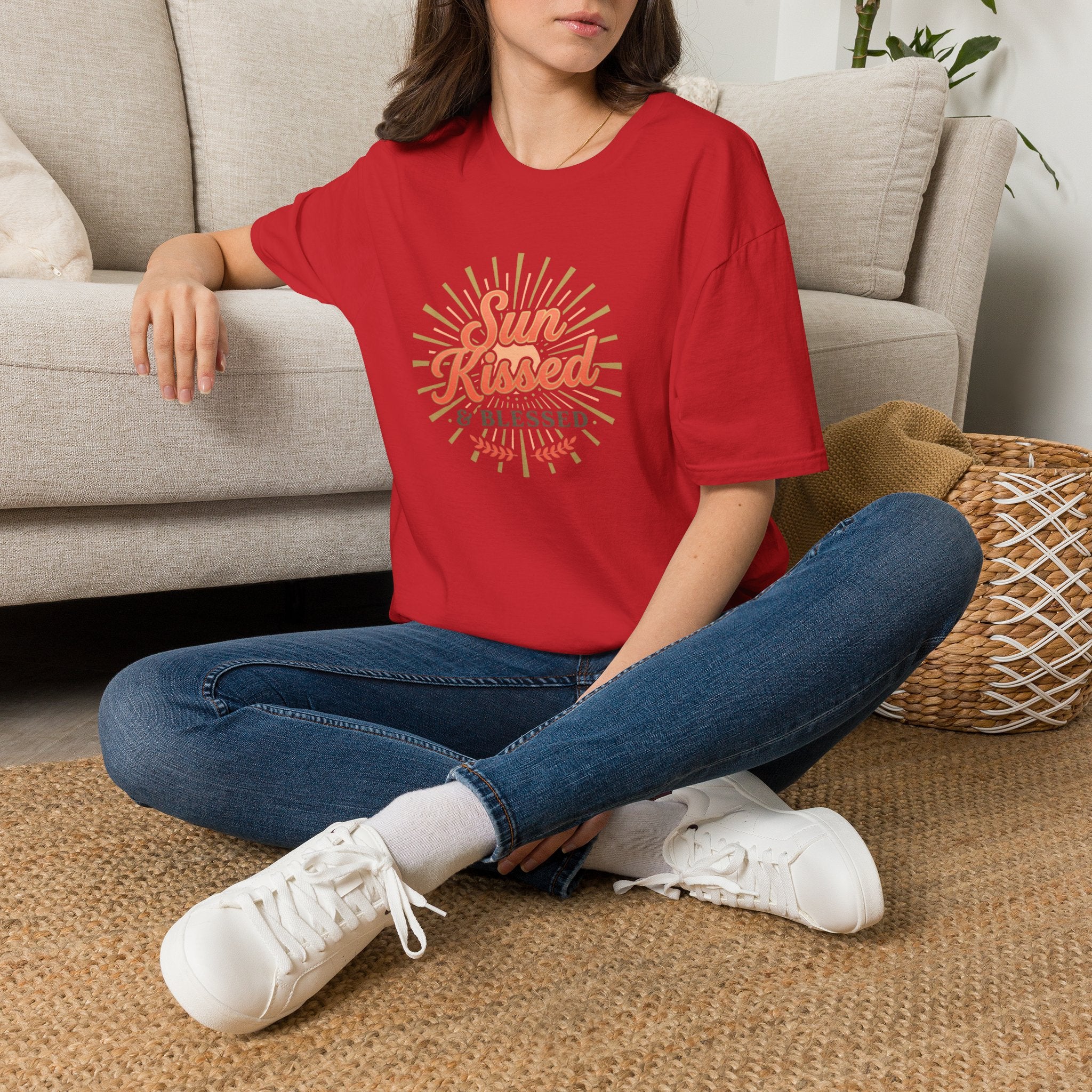 Sun-Kissed & Blessed T-Shirt — Beachy Summer Graphic Tee